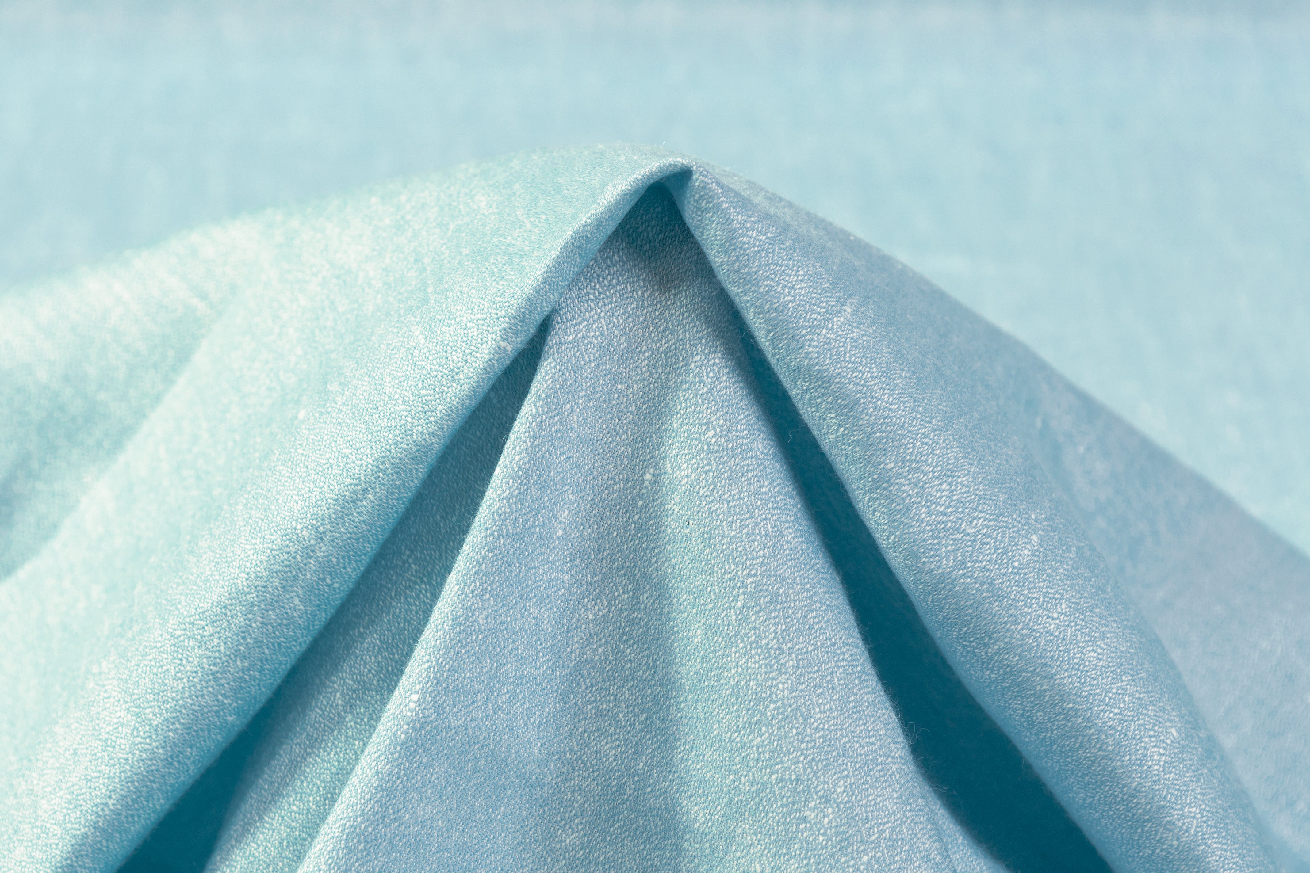 Italian Wool Linen Blend - Sky Blue