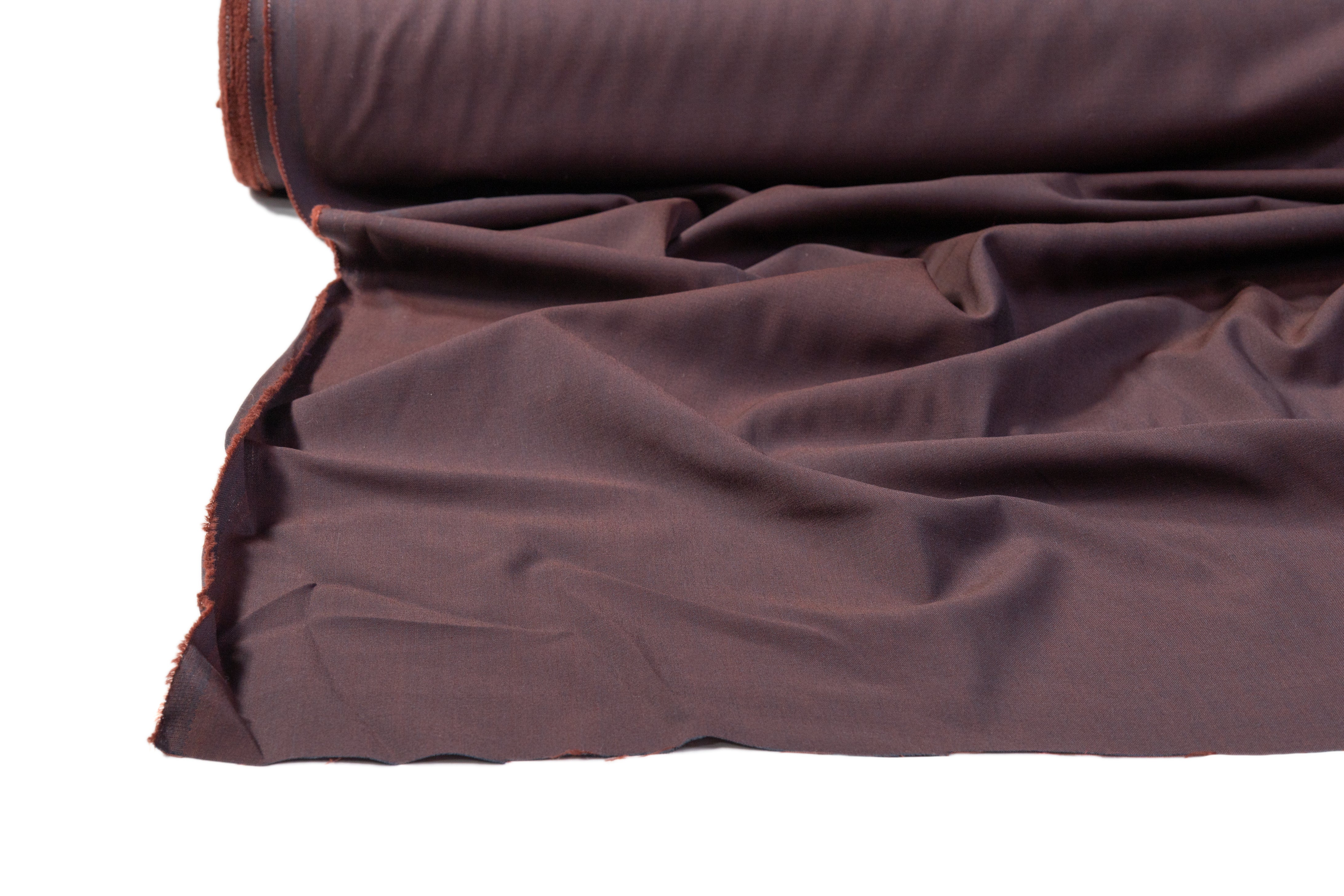 Italian Wool Blend Suiting - Burgundy
