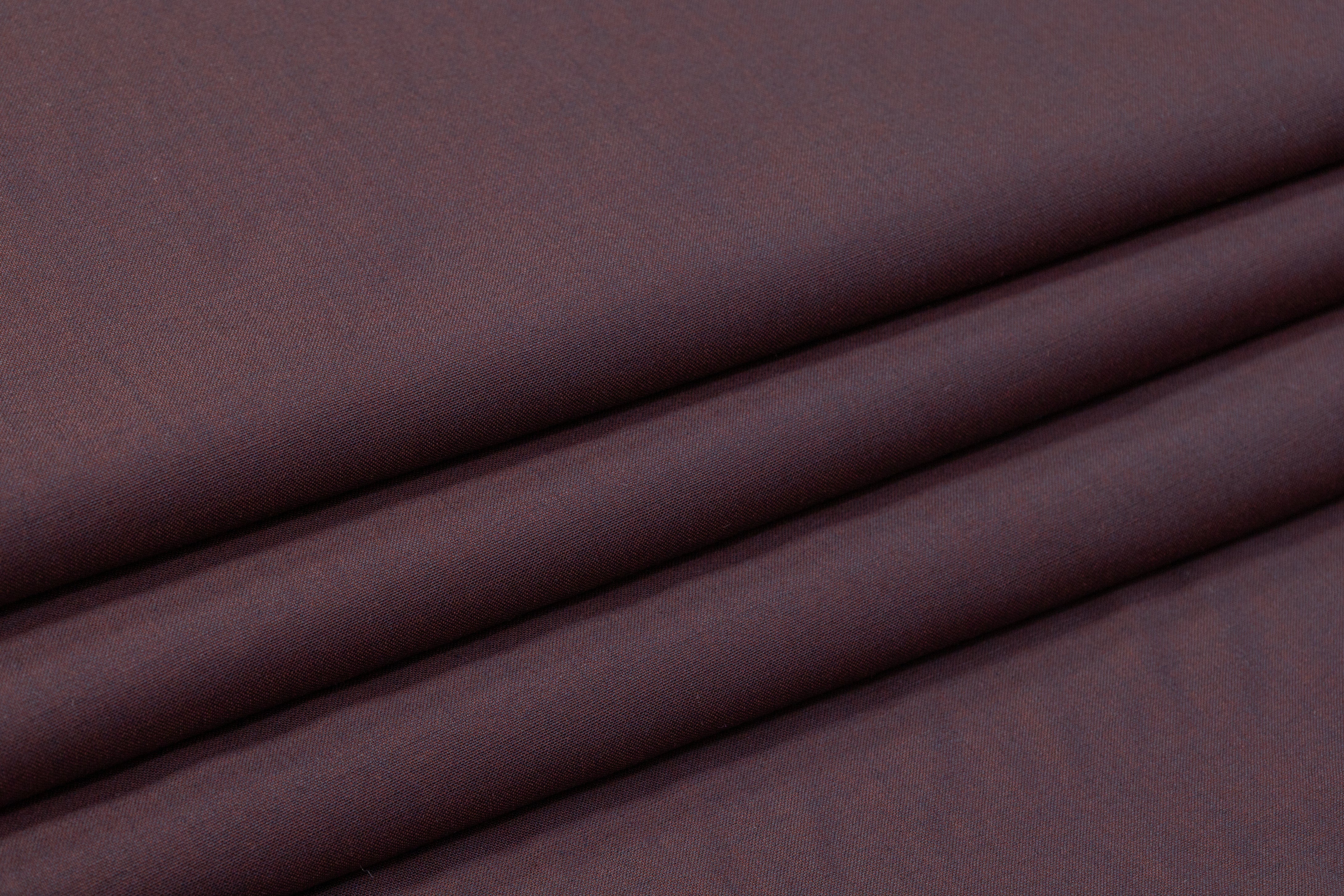 Italian Wool Blend Suiting - Burgundy
