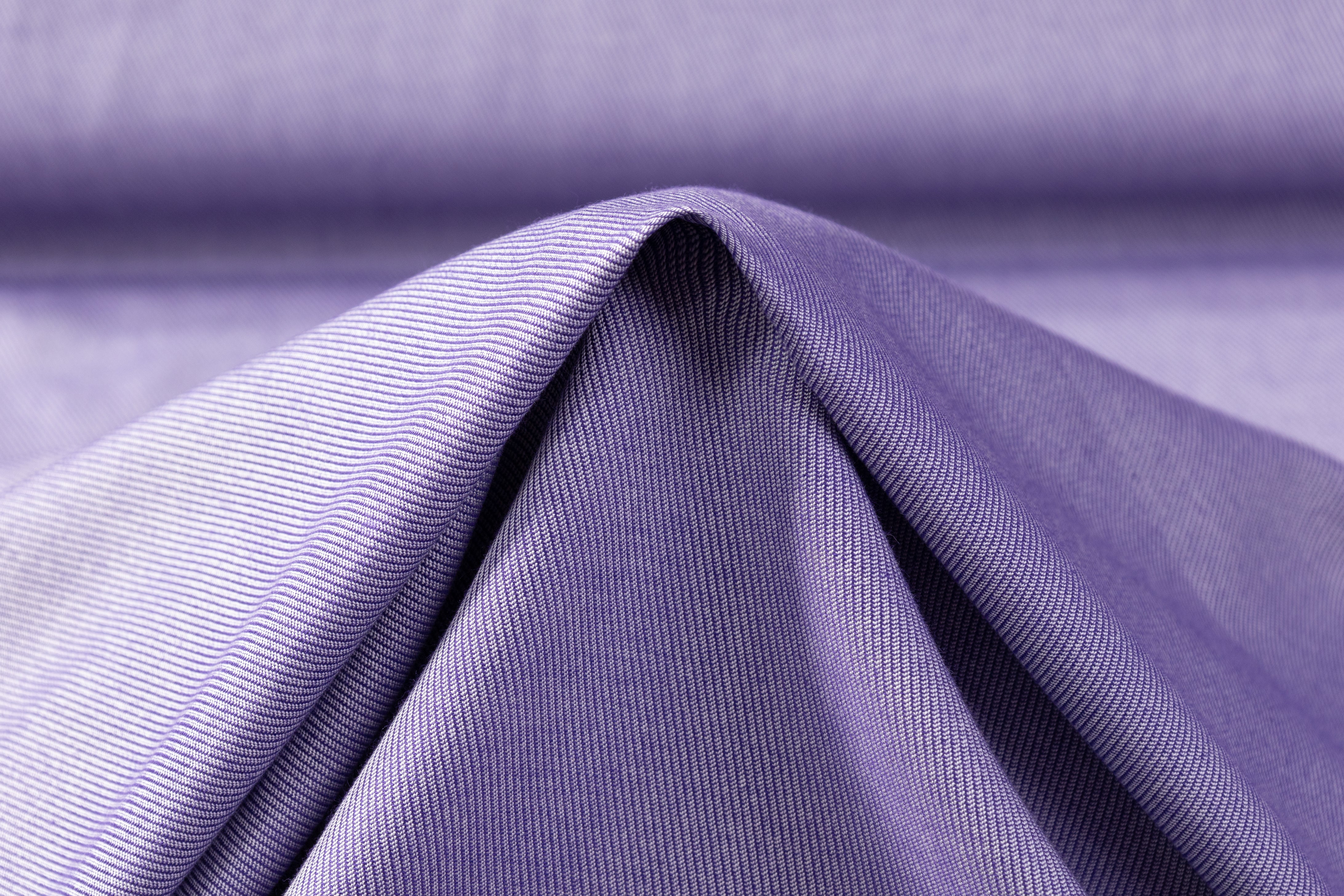 Italian Cotton Twill Suiting - Purple