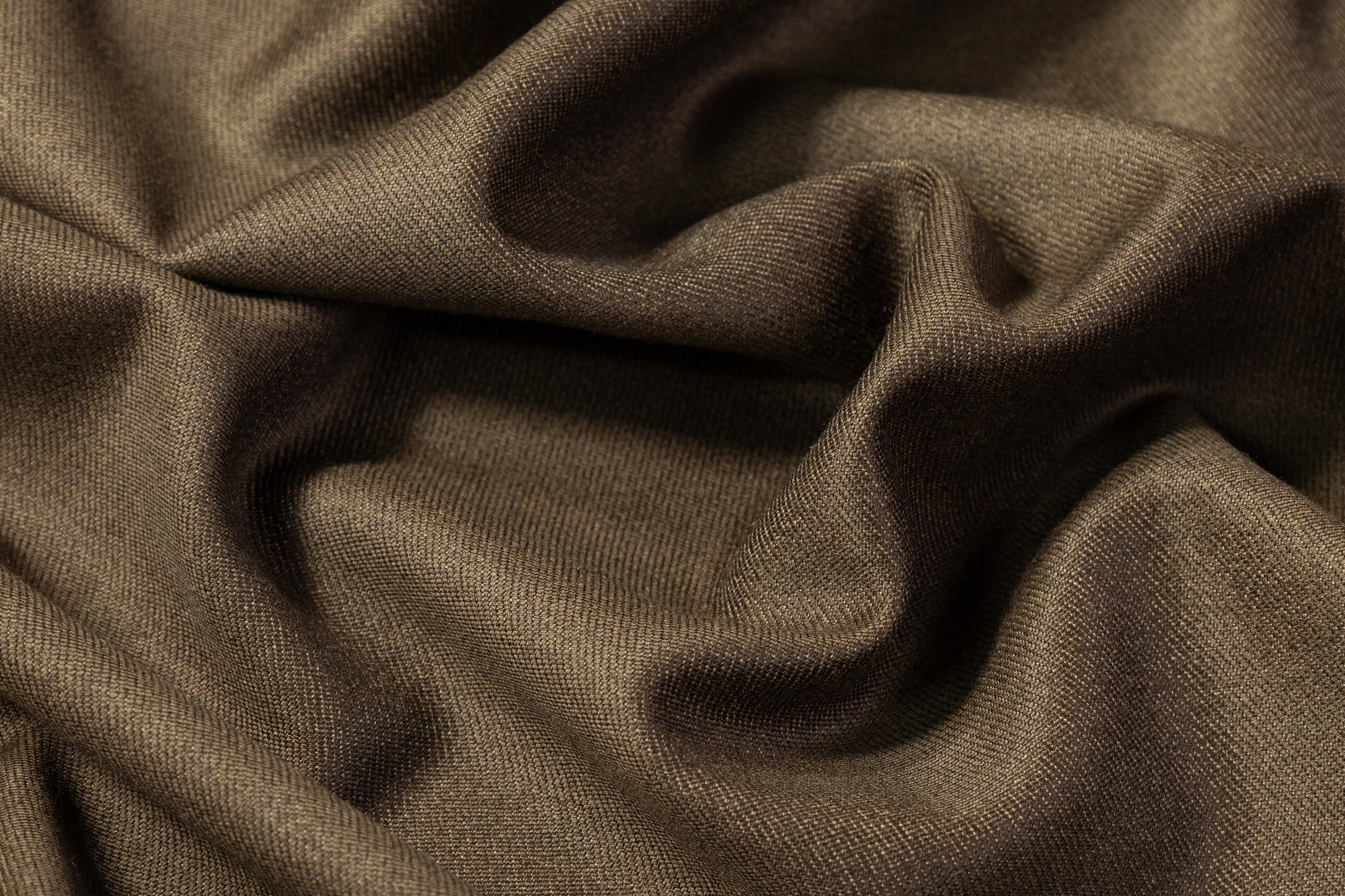 Reda - Italian Wool Twill Suiting - Antique Brass