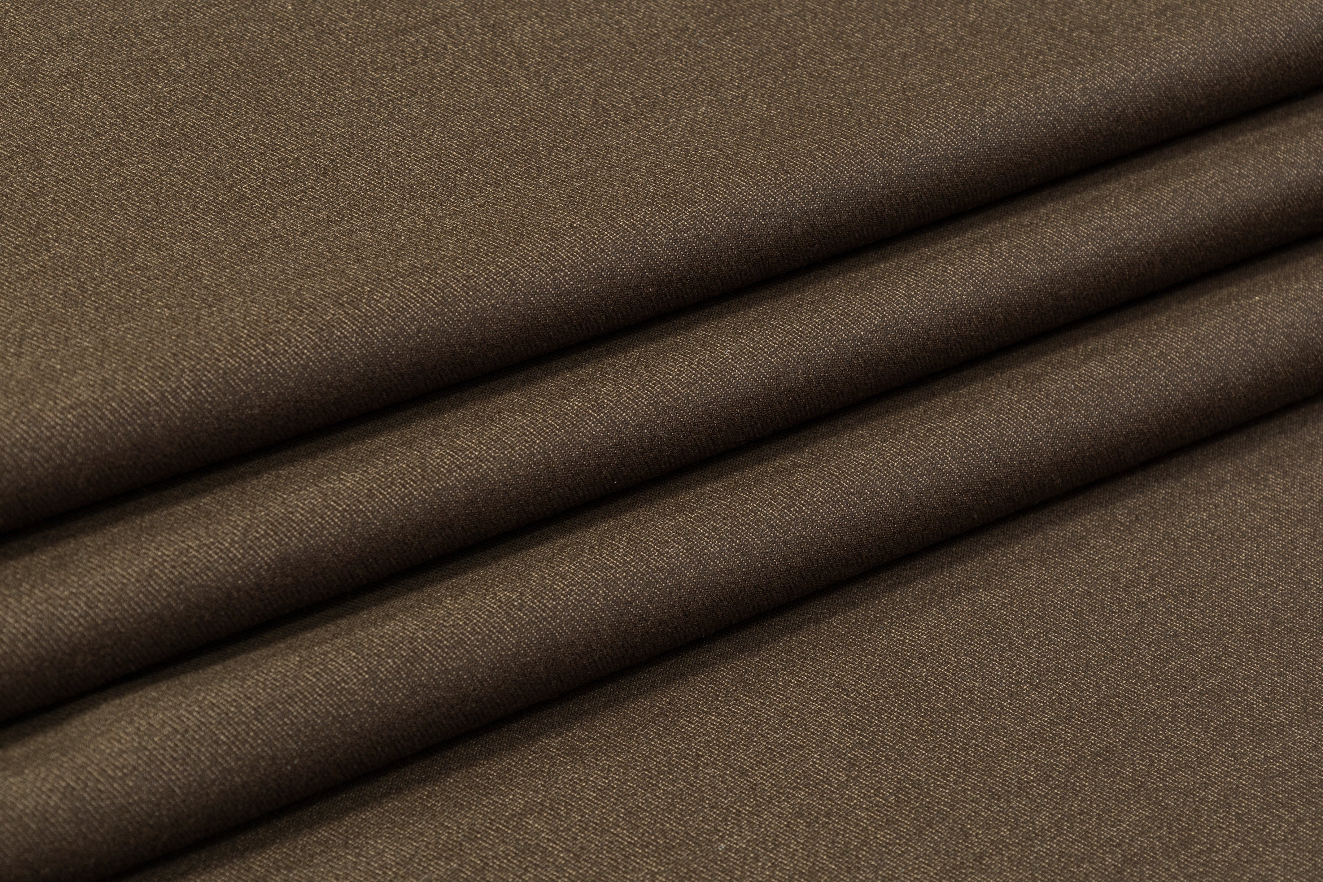 Reda - Italian Wool Twill Suiting - Antique Brass