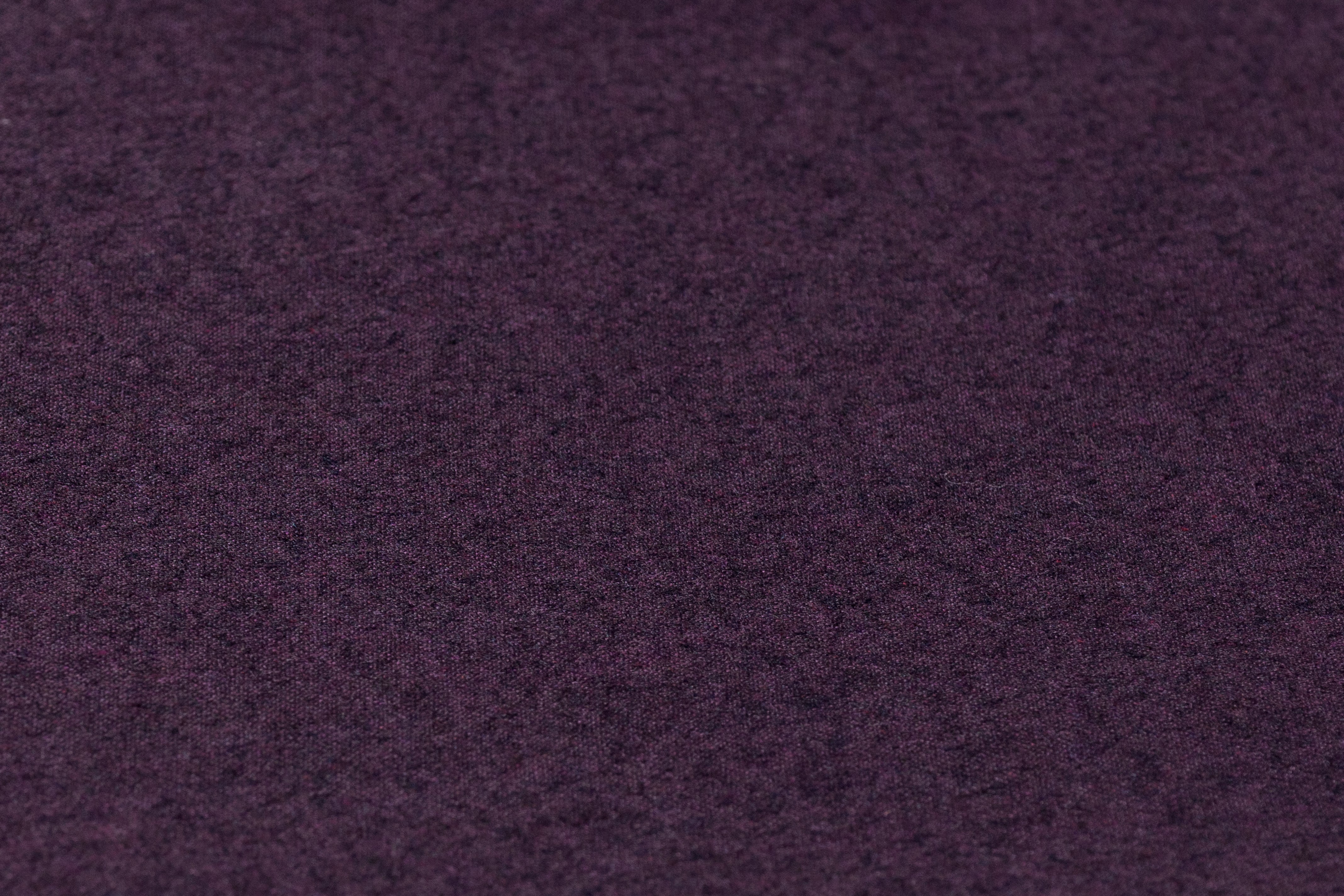 Carnet - Two Tone Italian Wool Blend Flannel - Plum / Black