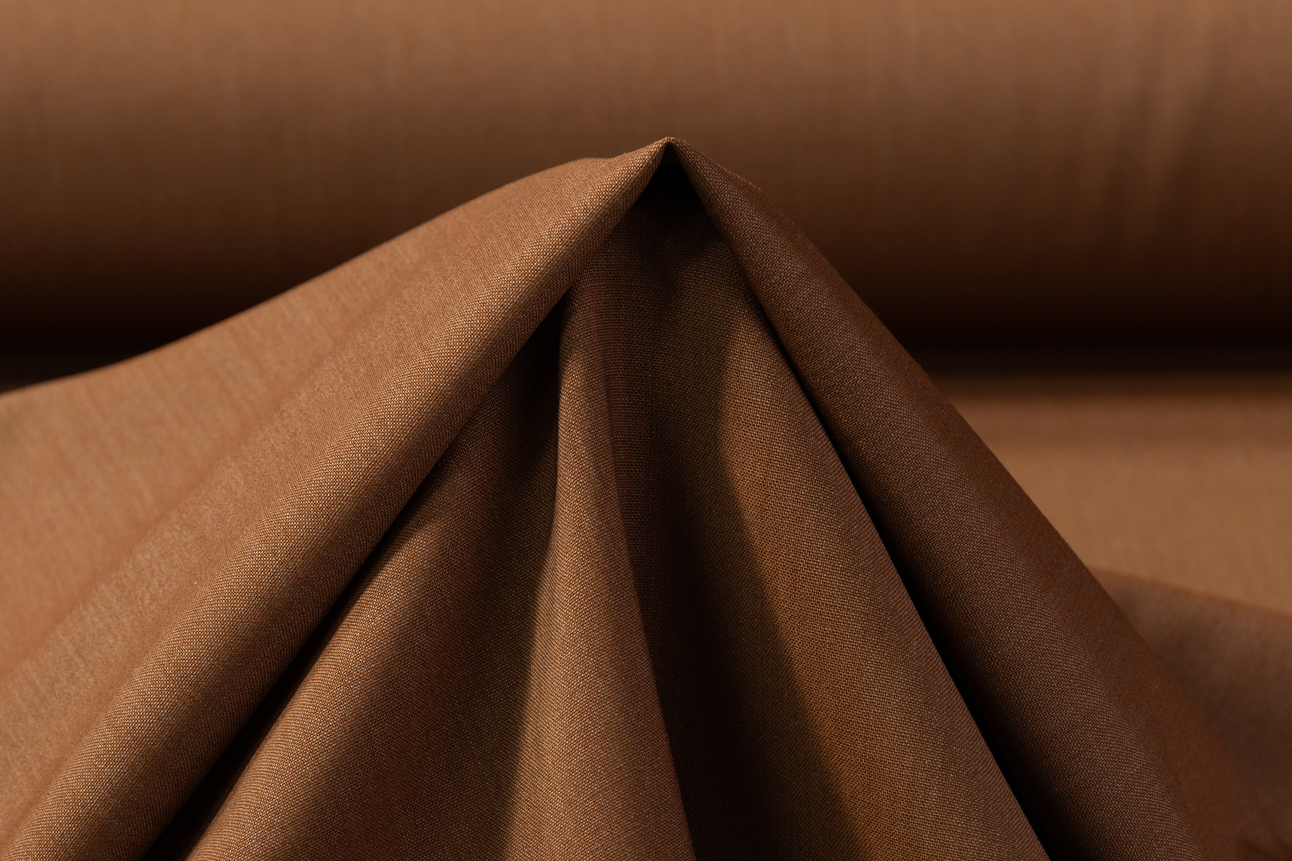 Tallia di Delfino - Italian Wool Suiting - Brown