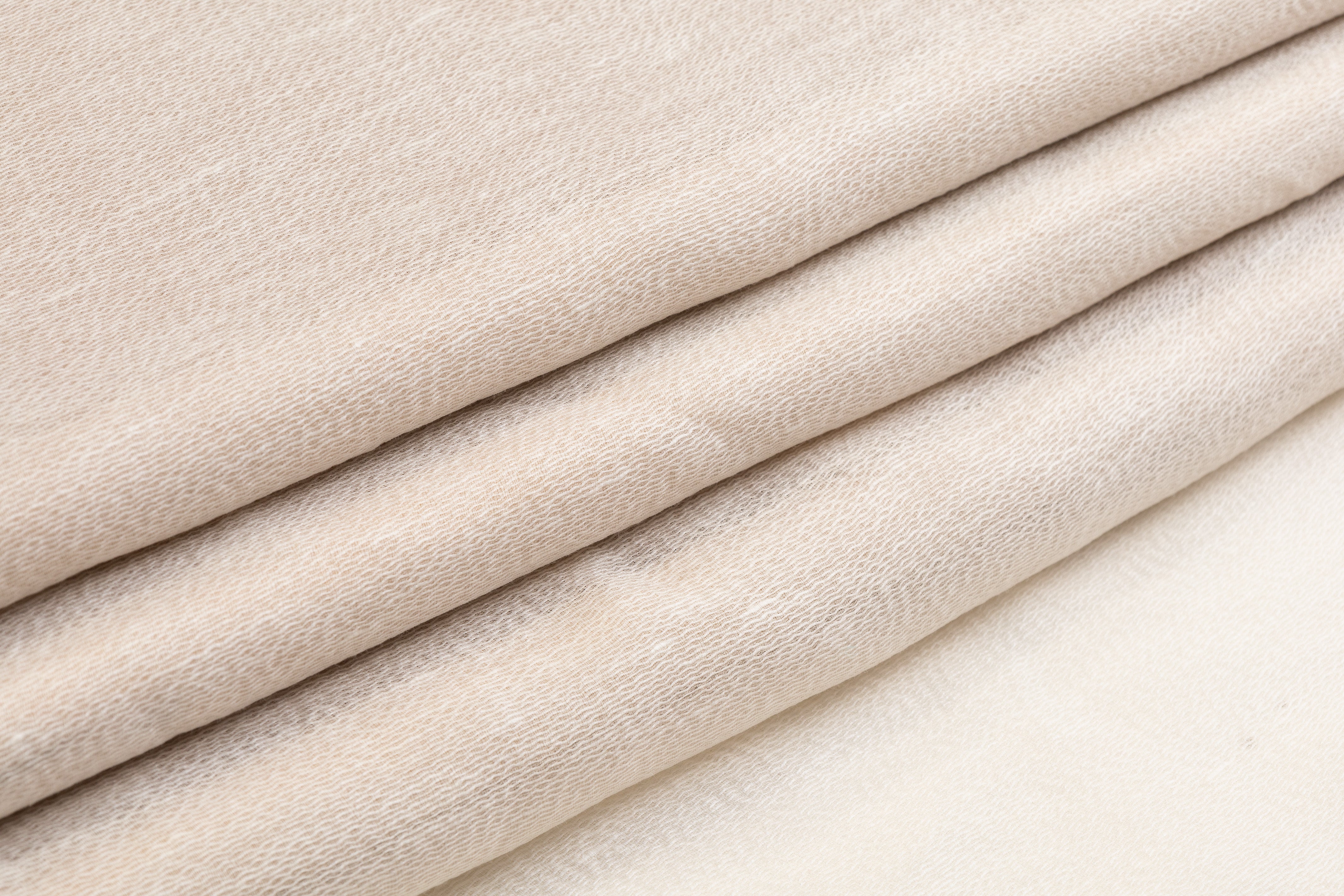 Silk Viscose Novelty Gauze - Off White
