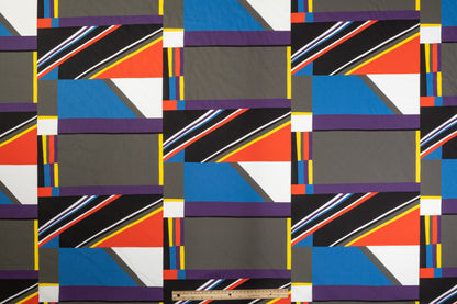 Geometric Printed Italian Cotton - Multicolor