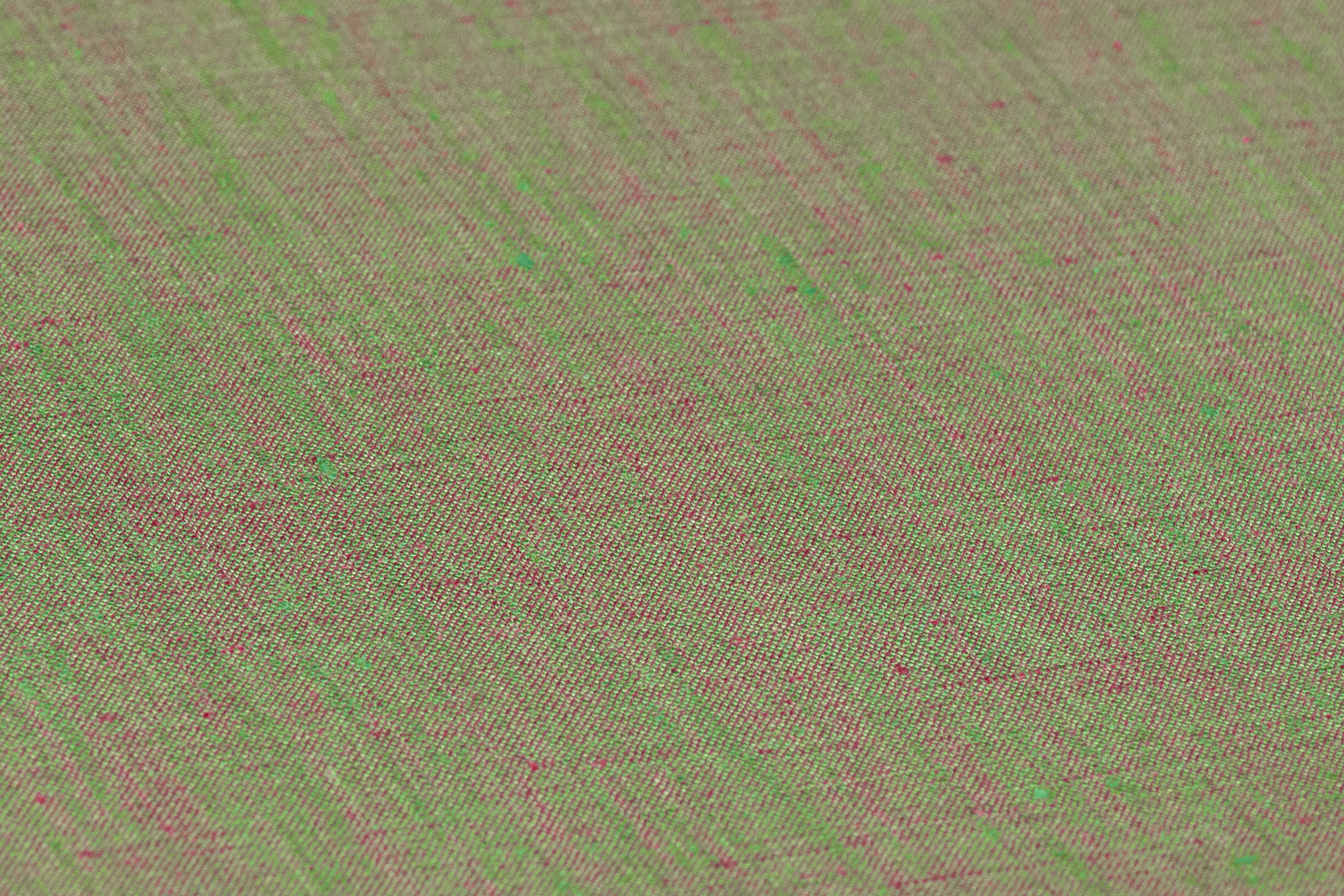 Two Tone Italian Linen - Olive / Rose