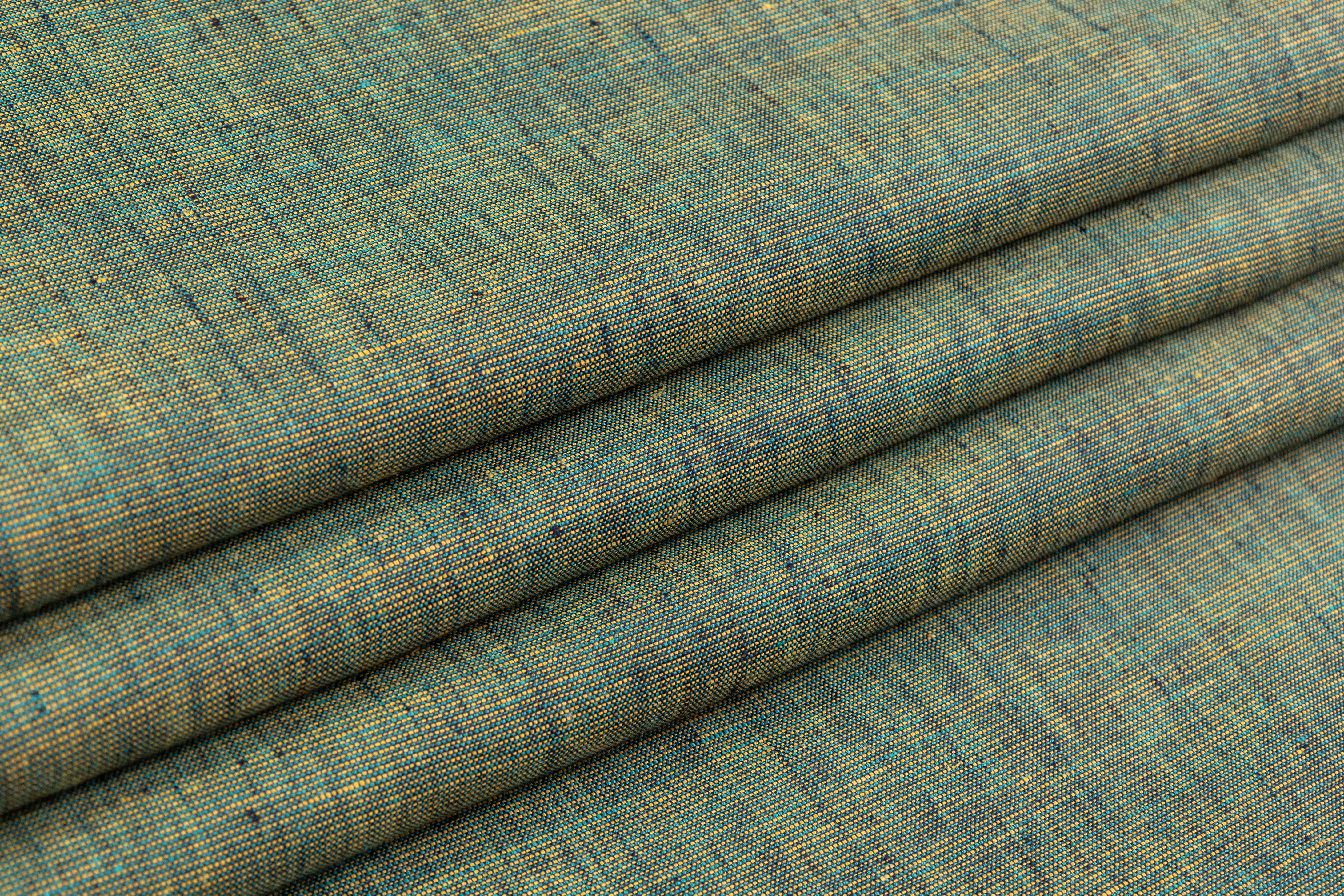 Textured Italian Linen - Green