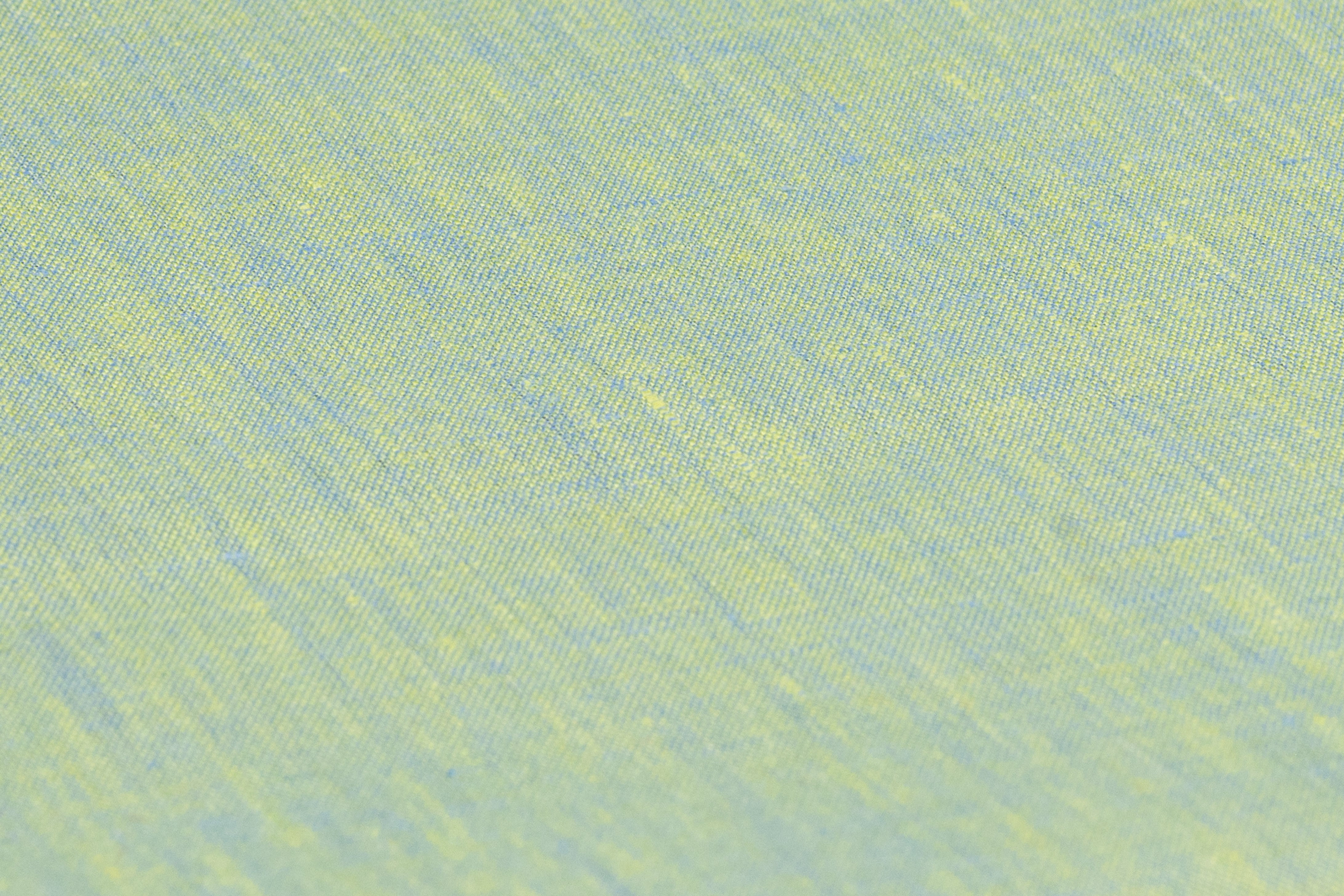 Two Tone Italian Linen - Blue / Green