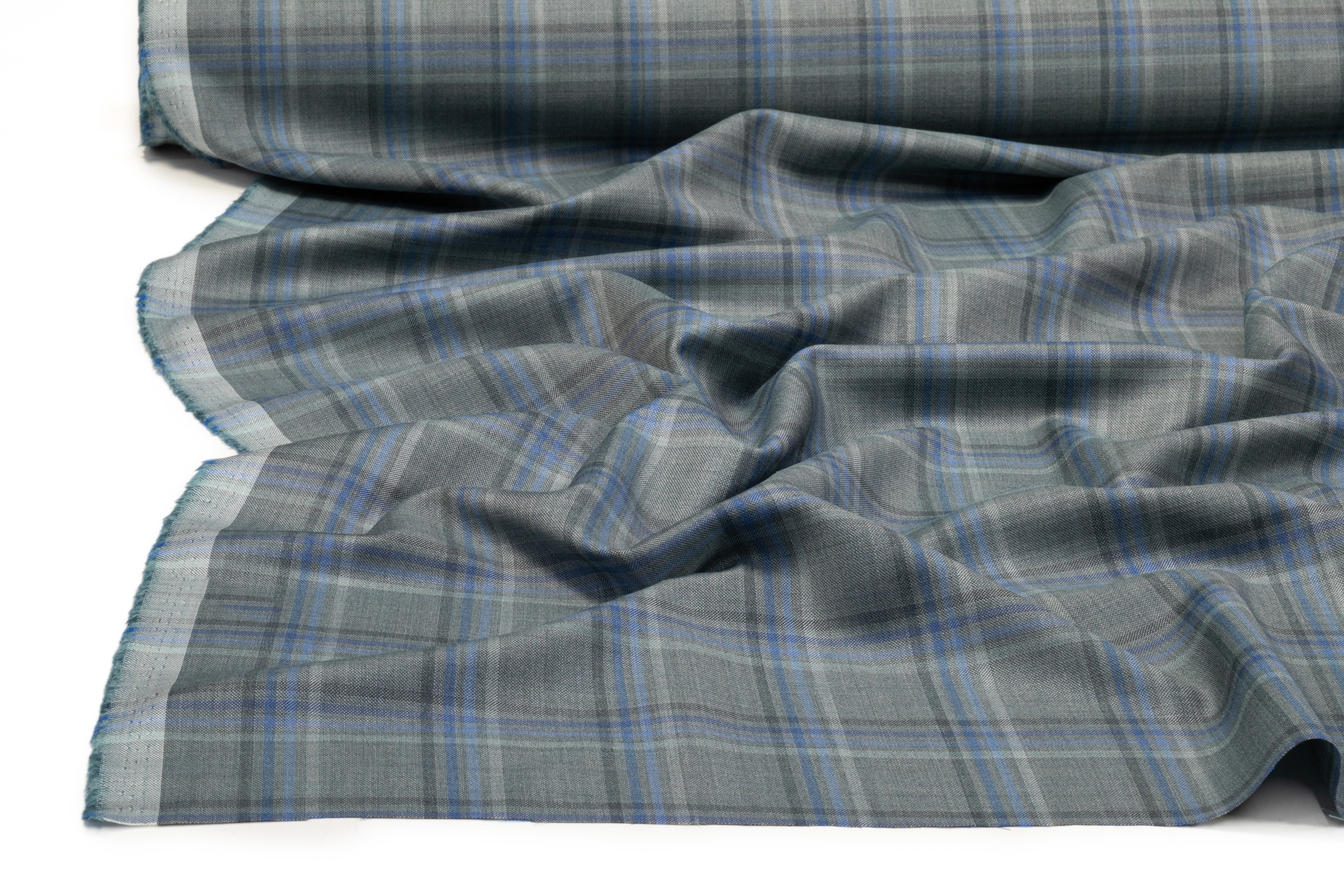 Superfine Italian Wool Suiting - Eucalyptus Green