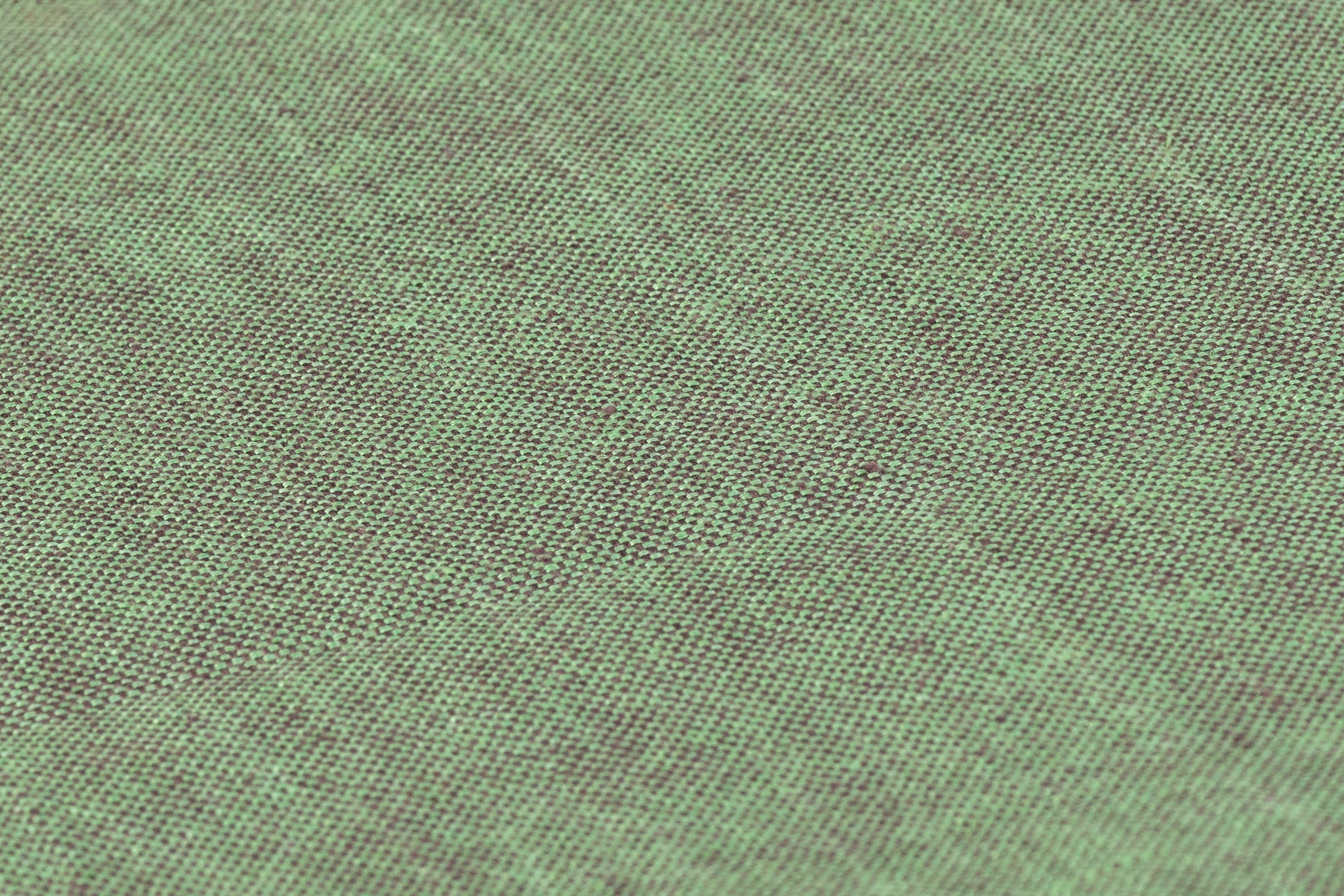 Two Tone Italian Linen - Green / Mauve