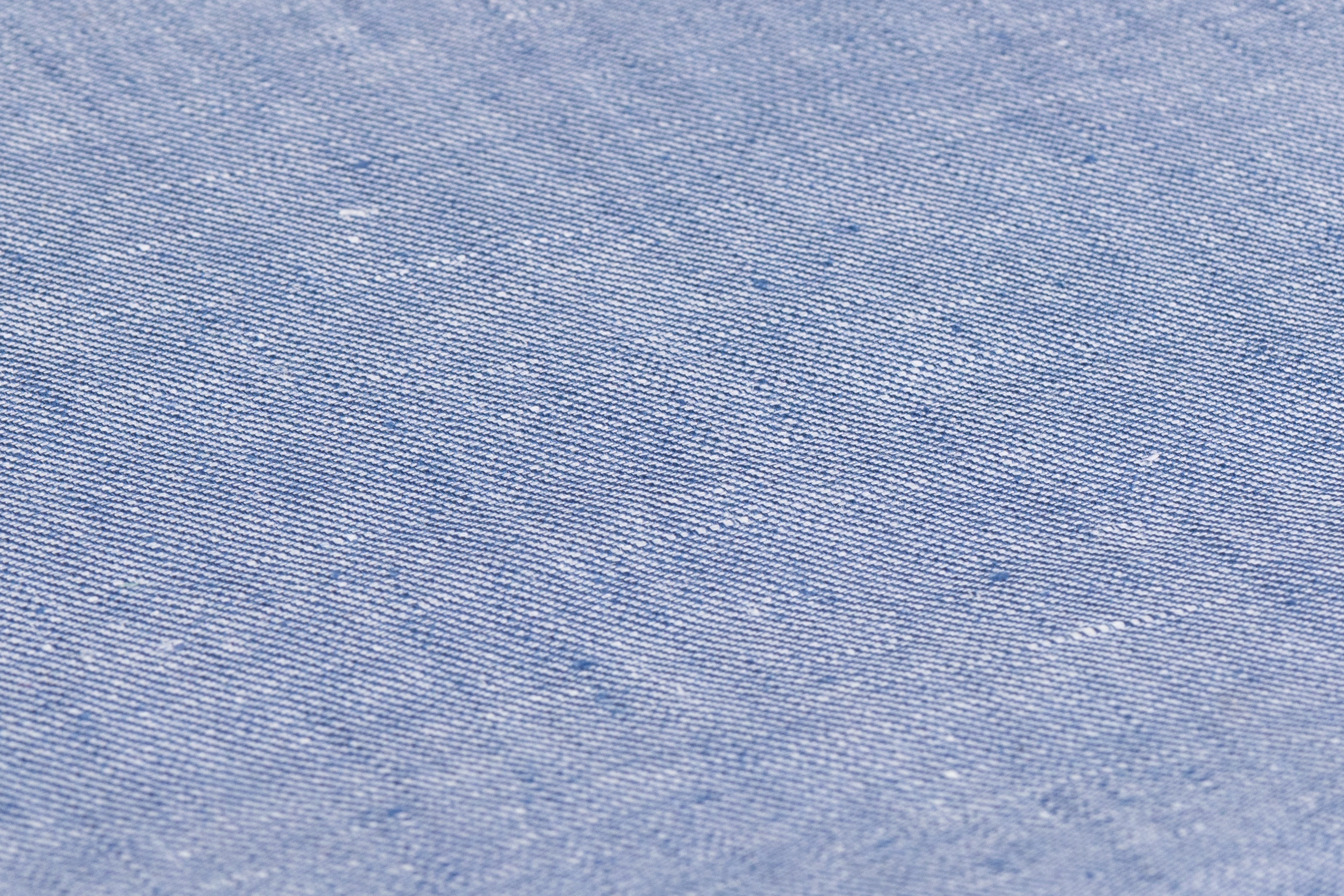 Two Tone Italian Linen - Soft Blue / White