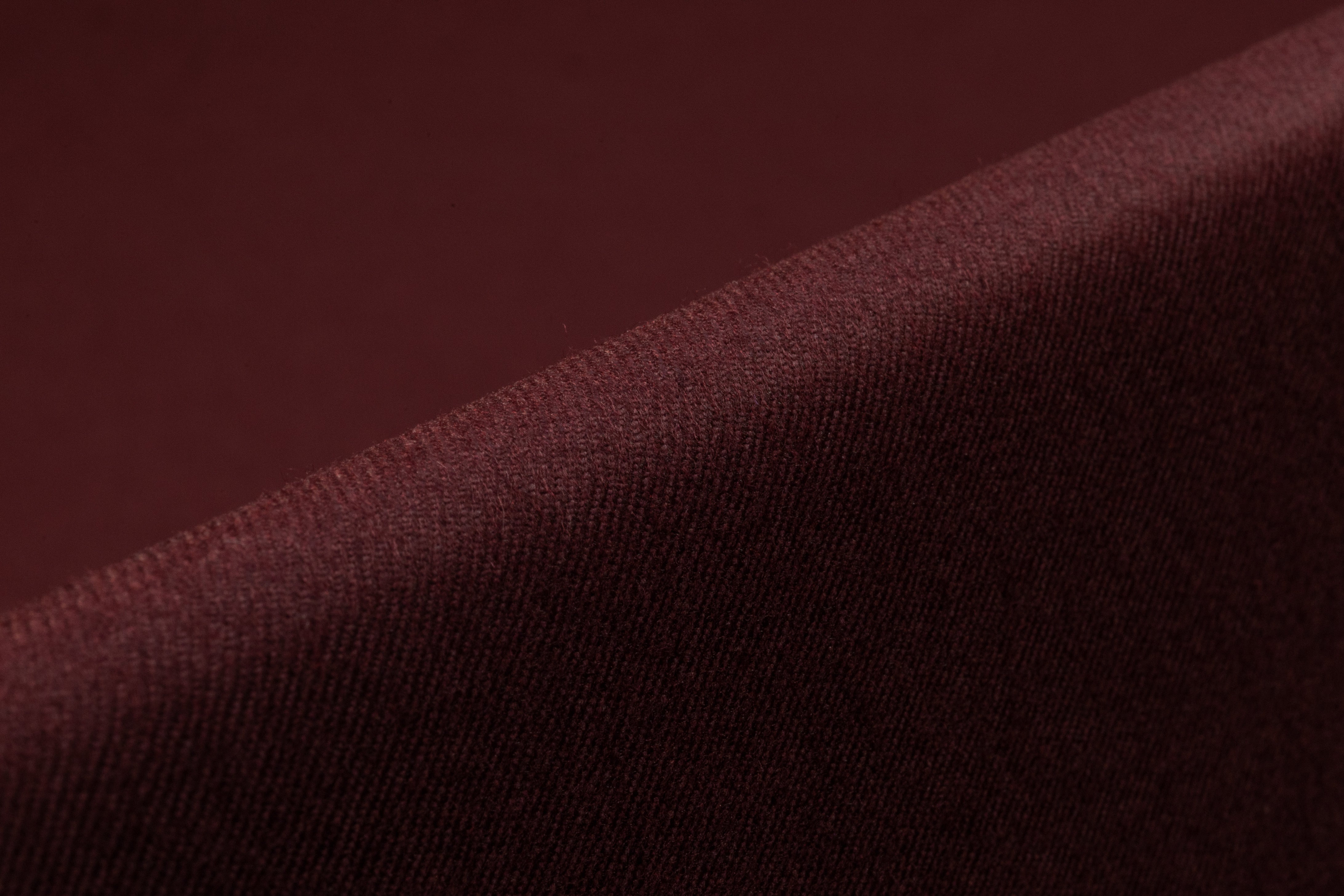 Italian Wool Twill Flannel - Burgundy
