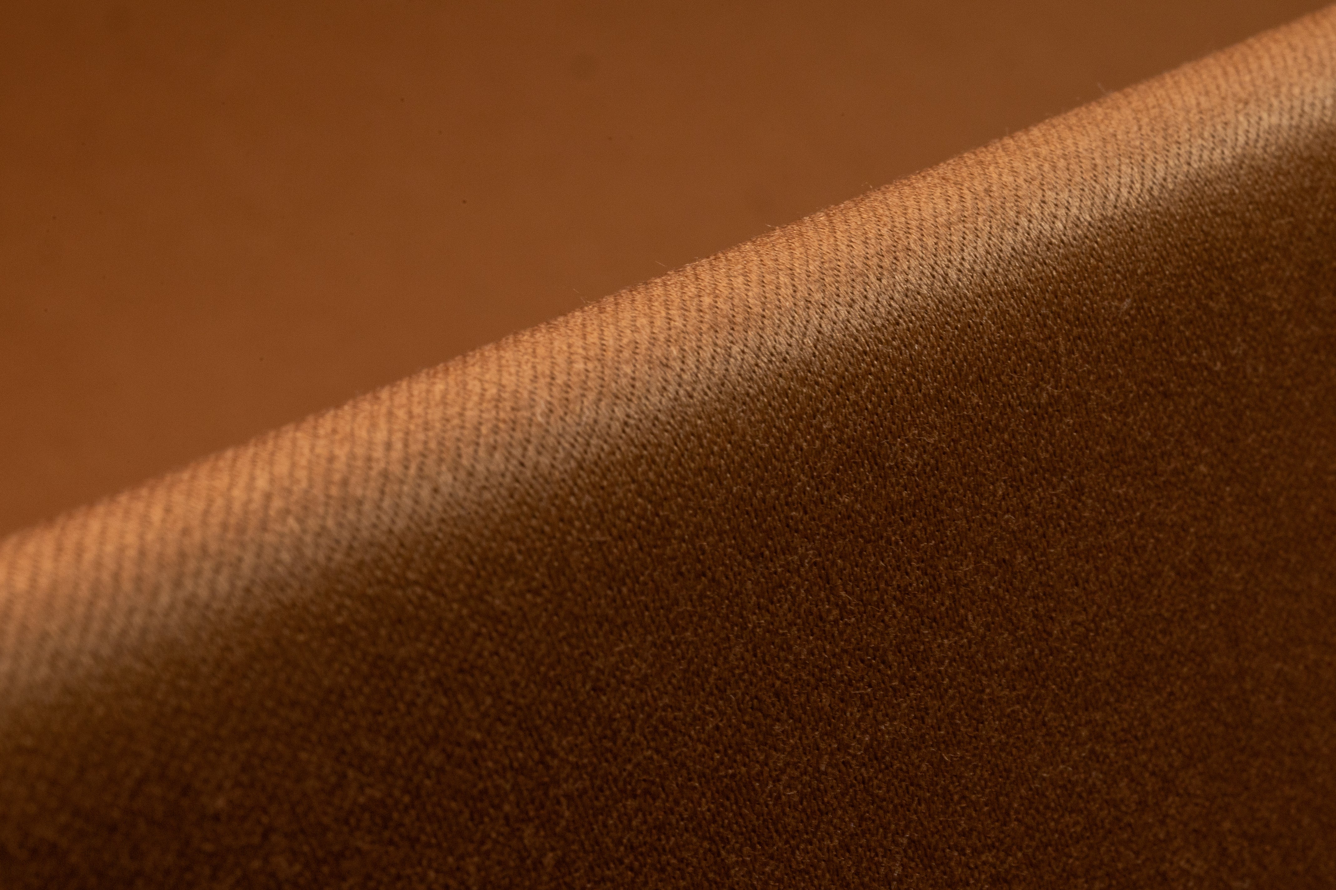 Italian Satin Faille Wool Suiting - Camel Brown