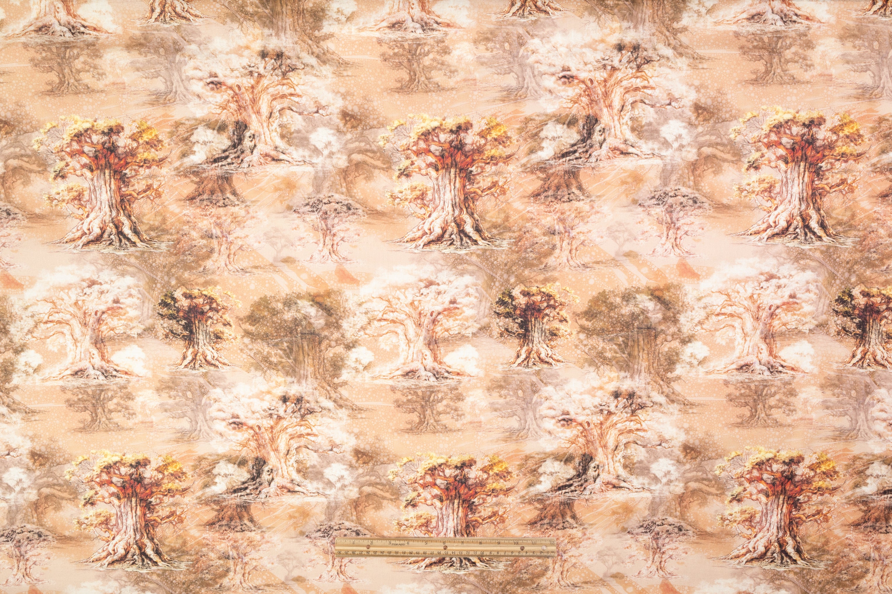 Mystic Forest Linen - Ochre