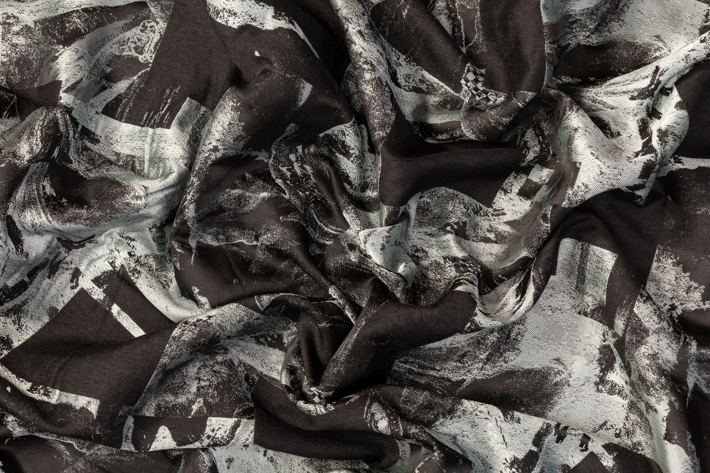 Abstract Brocade - Sage Gray / Black