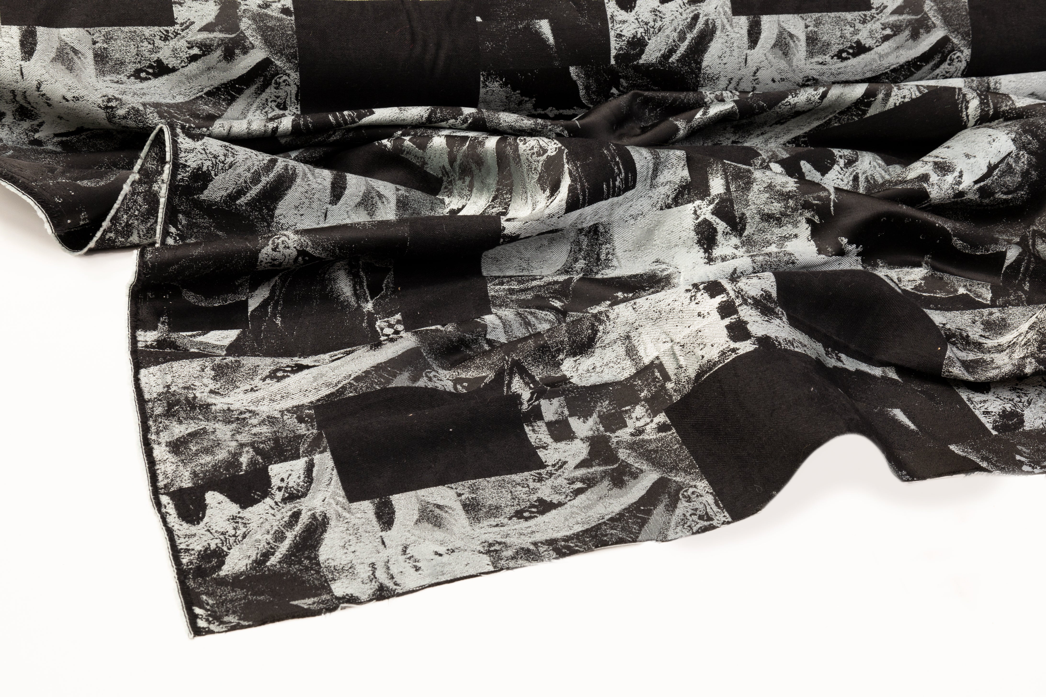 Abstract Brocade - Sage Gray / Black