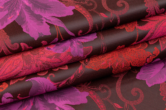 Floral Jacquard - Orchid / Red