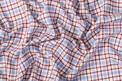 Checked Italian Wool Suiting - Multicolor