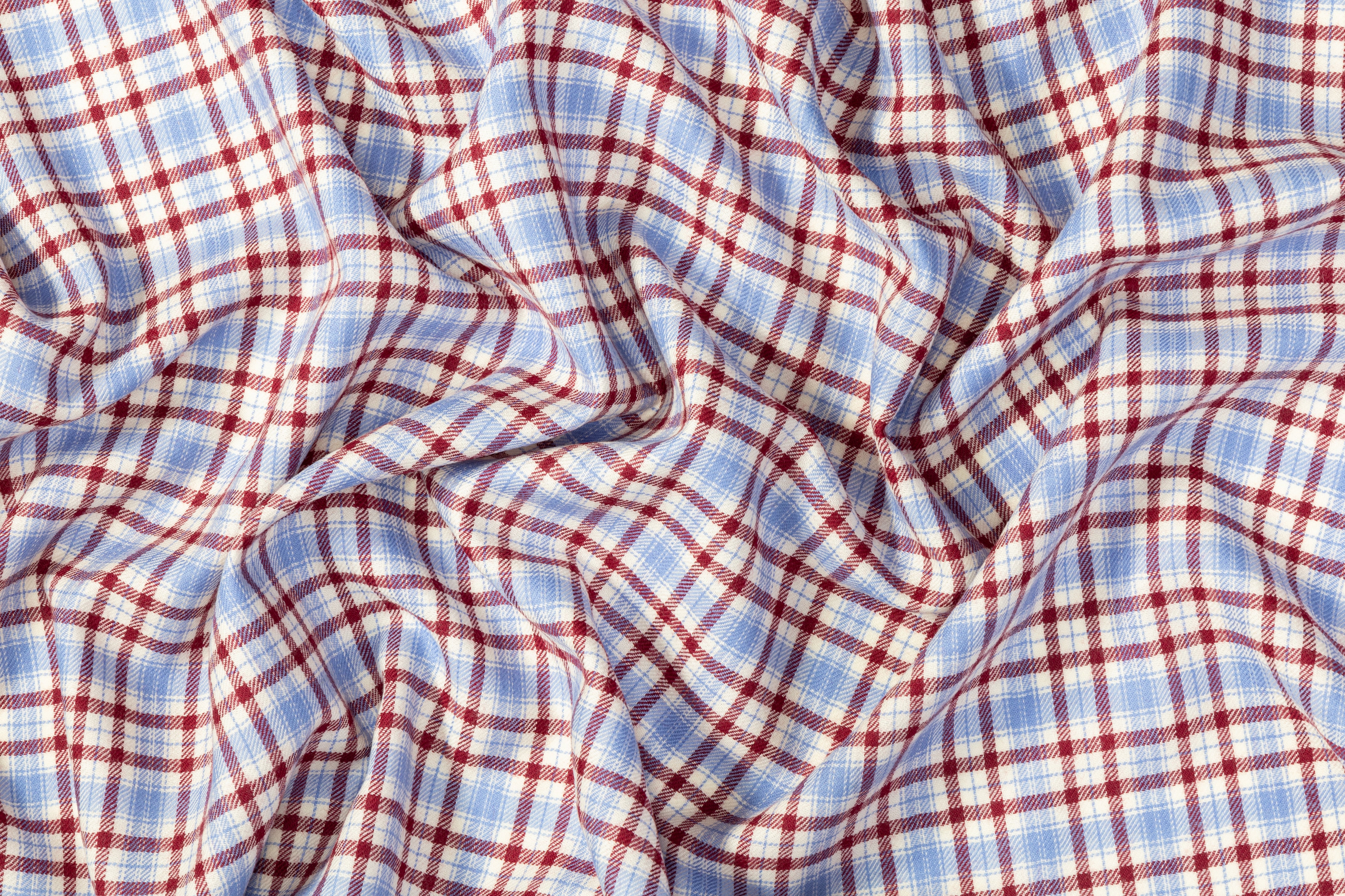 Checked Italian Wool Suiting - Multicolor