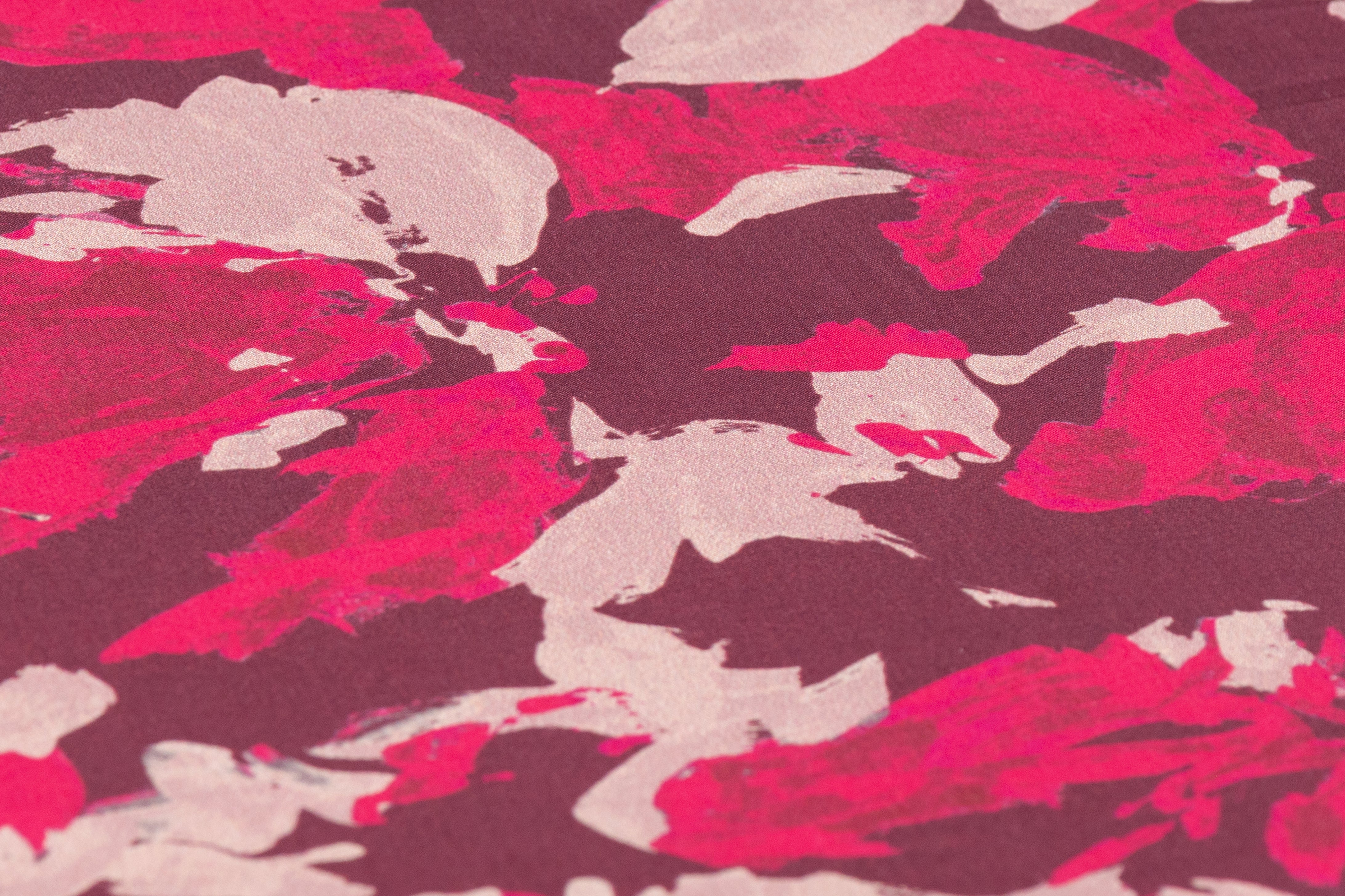 Floral Italian Cotton Print - Magenta