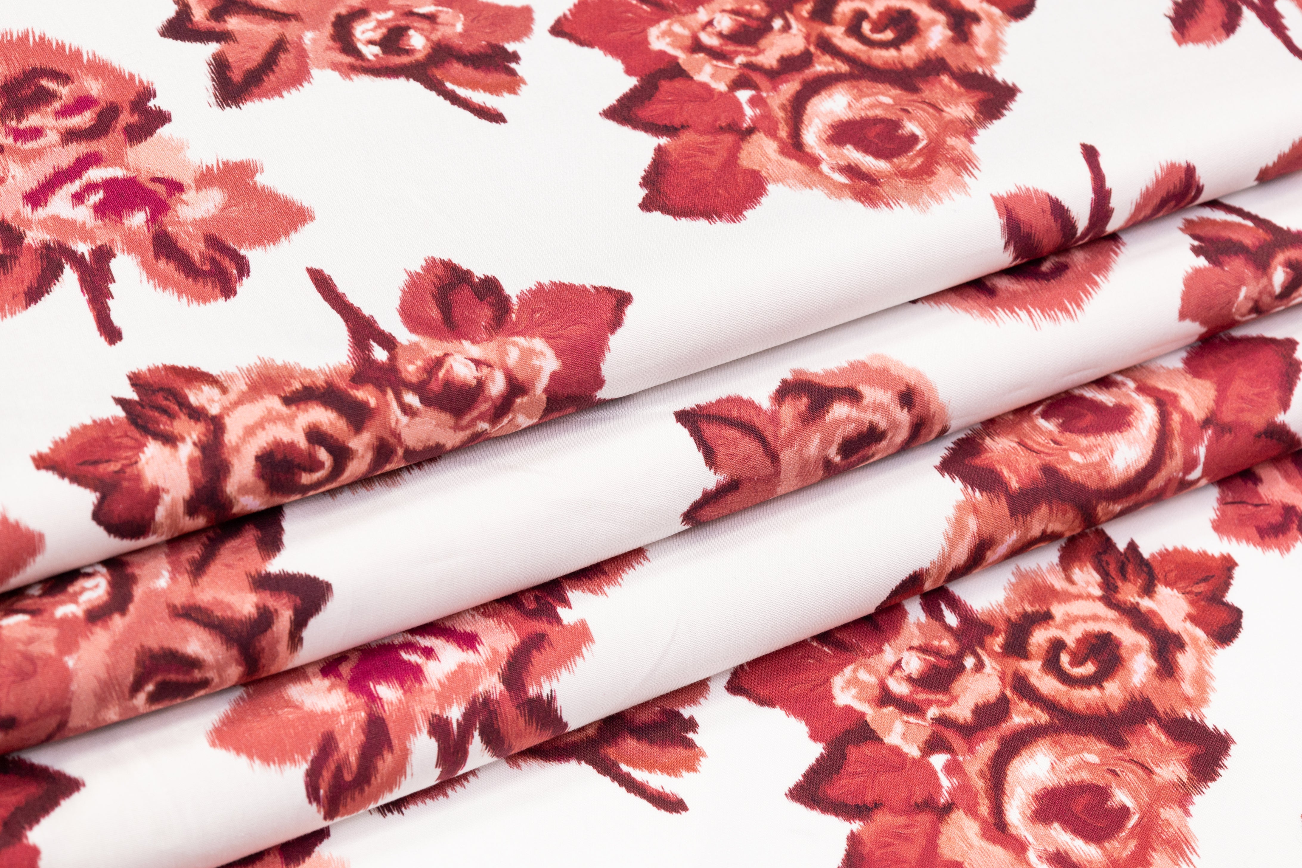 Erdem - Floral Italian Cotton Print - Burgundy / White