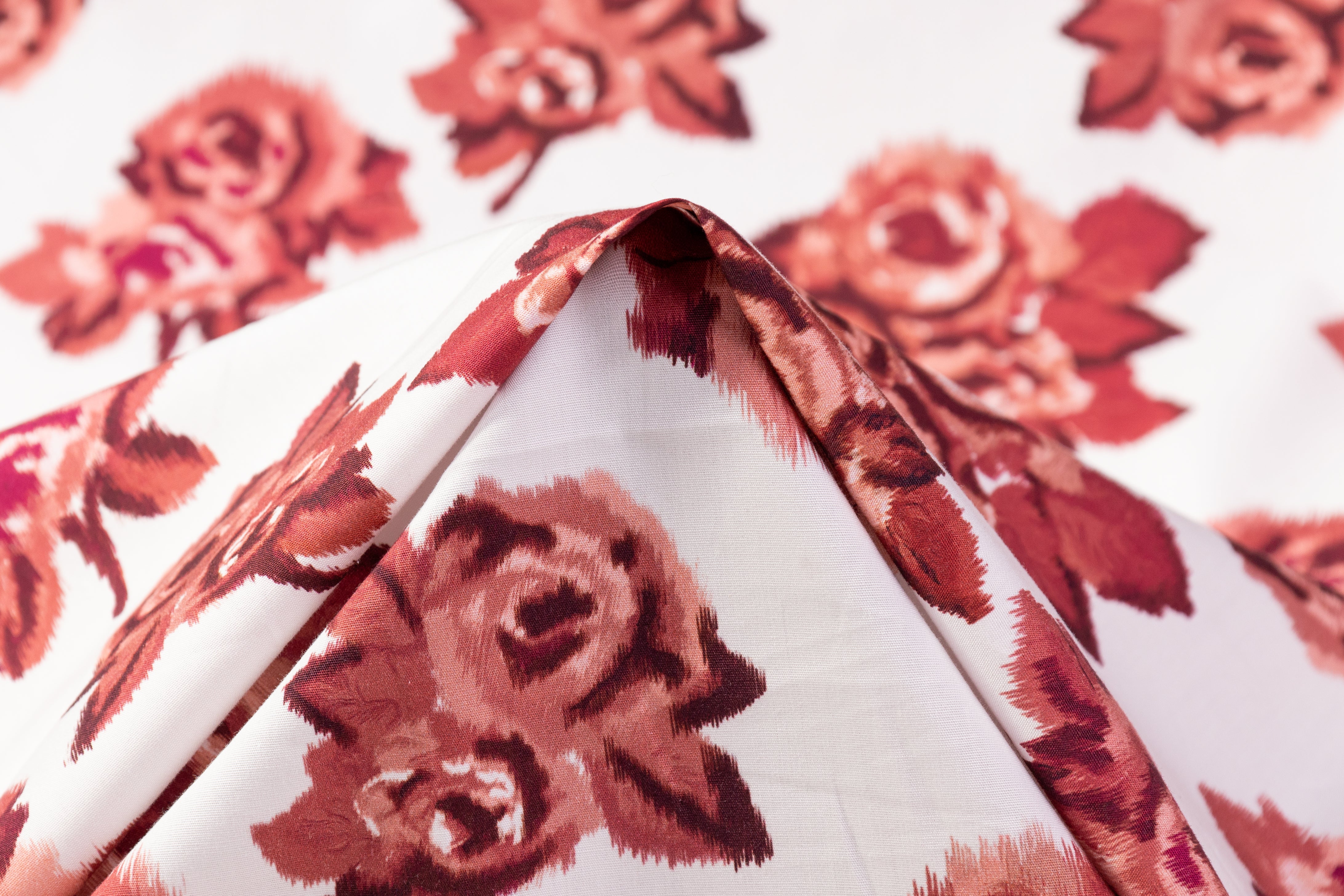 Erdem - Floral Italian Cotton Print - Burgundy / White