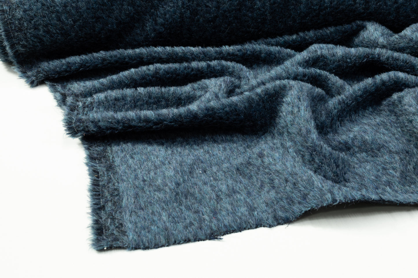 Italian Alpaca Mohair Wool Coating - Blue