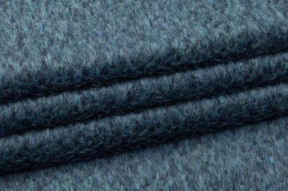 Italian Alpaca Mohair Wool Coating - Blue