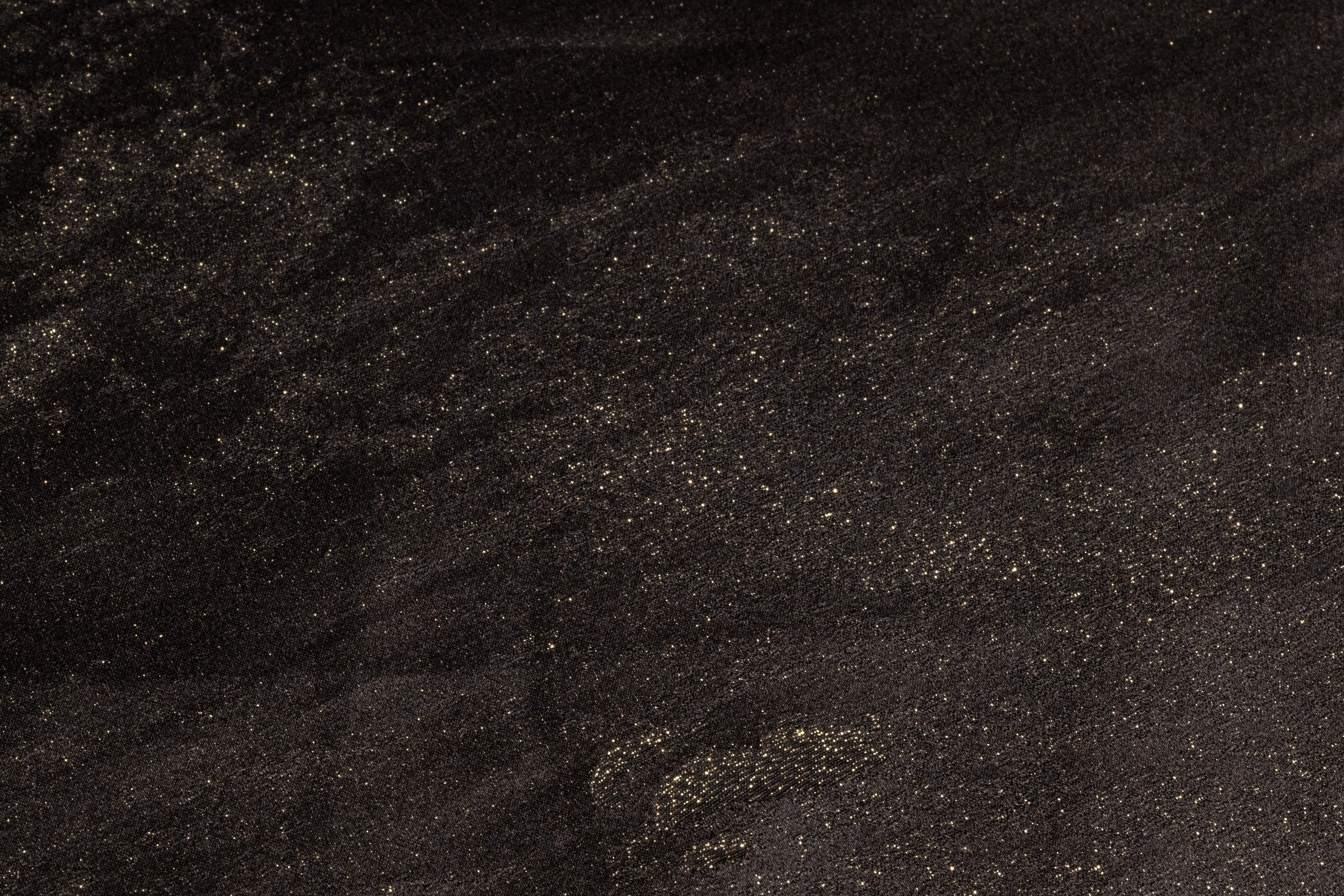 Abstract Italian Silk Viscose Metallic Jacquard - Black / Gold