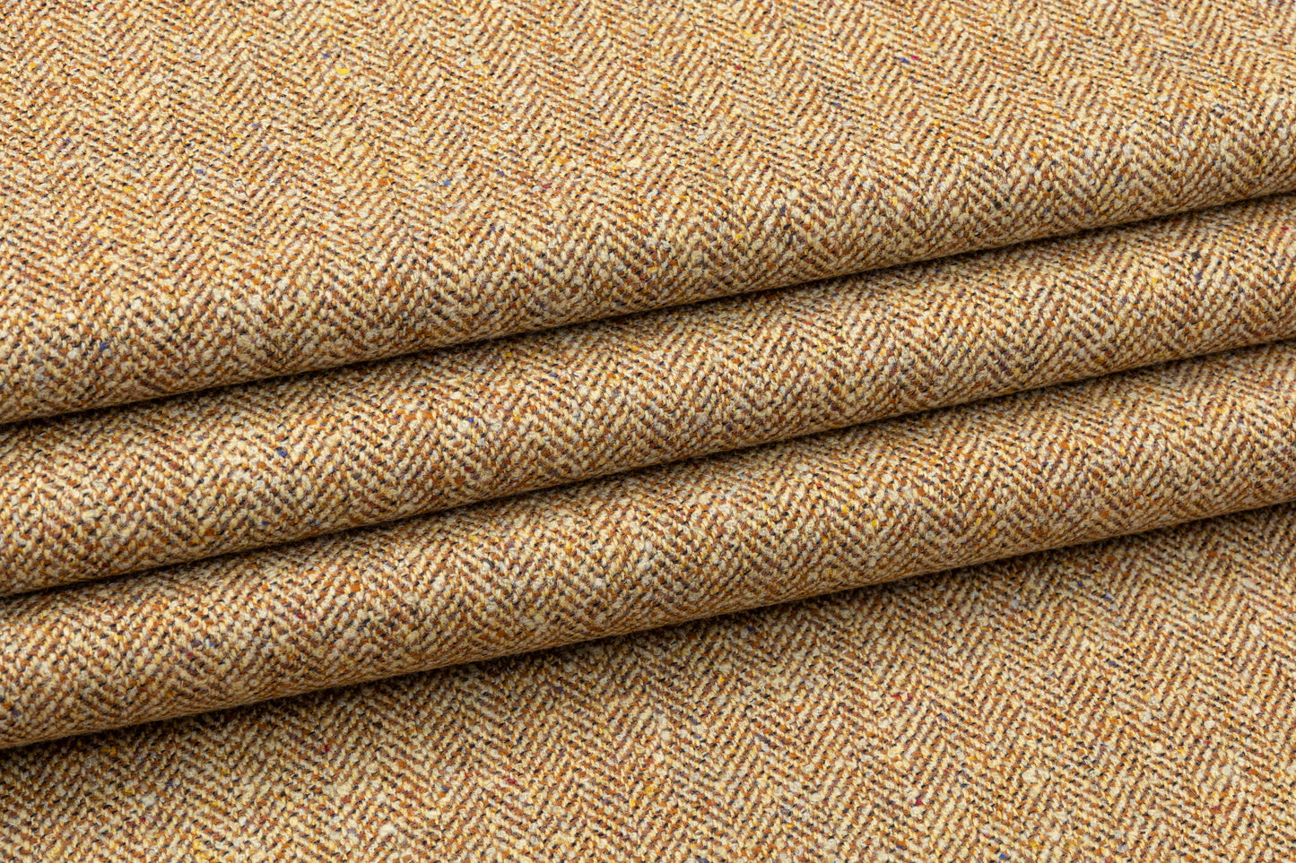 Herringbone Italian Wool Tweed - Camel