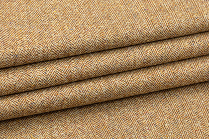 Herringbone Italian Wool Tweed - Camel