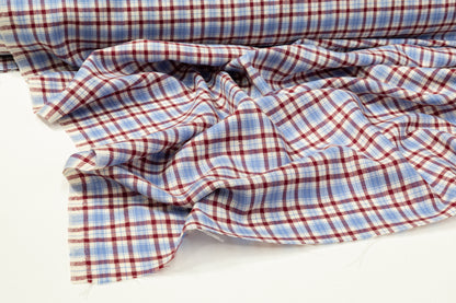 Checked Italian Wool Suiting - Multicolor
