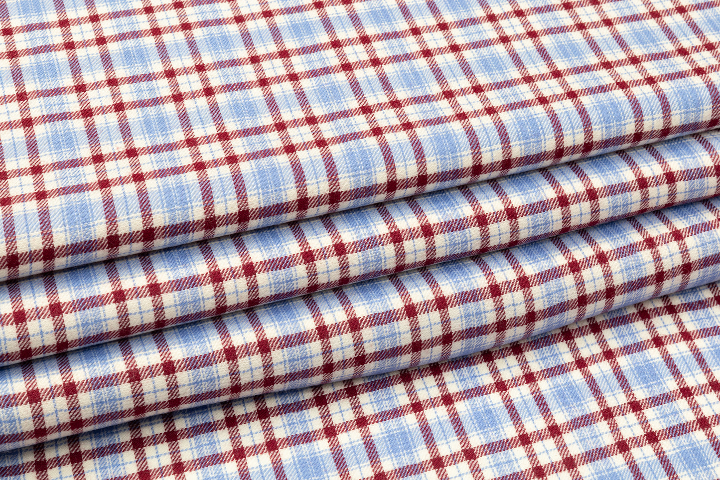 Checked Italian Wool Suiting - Multicolor