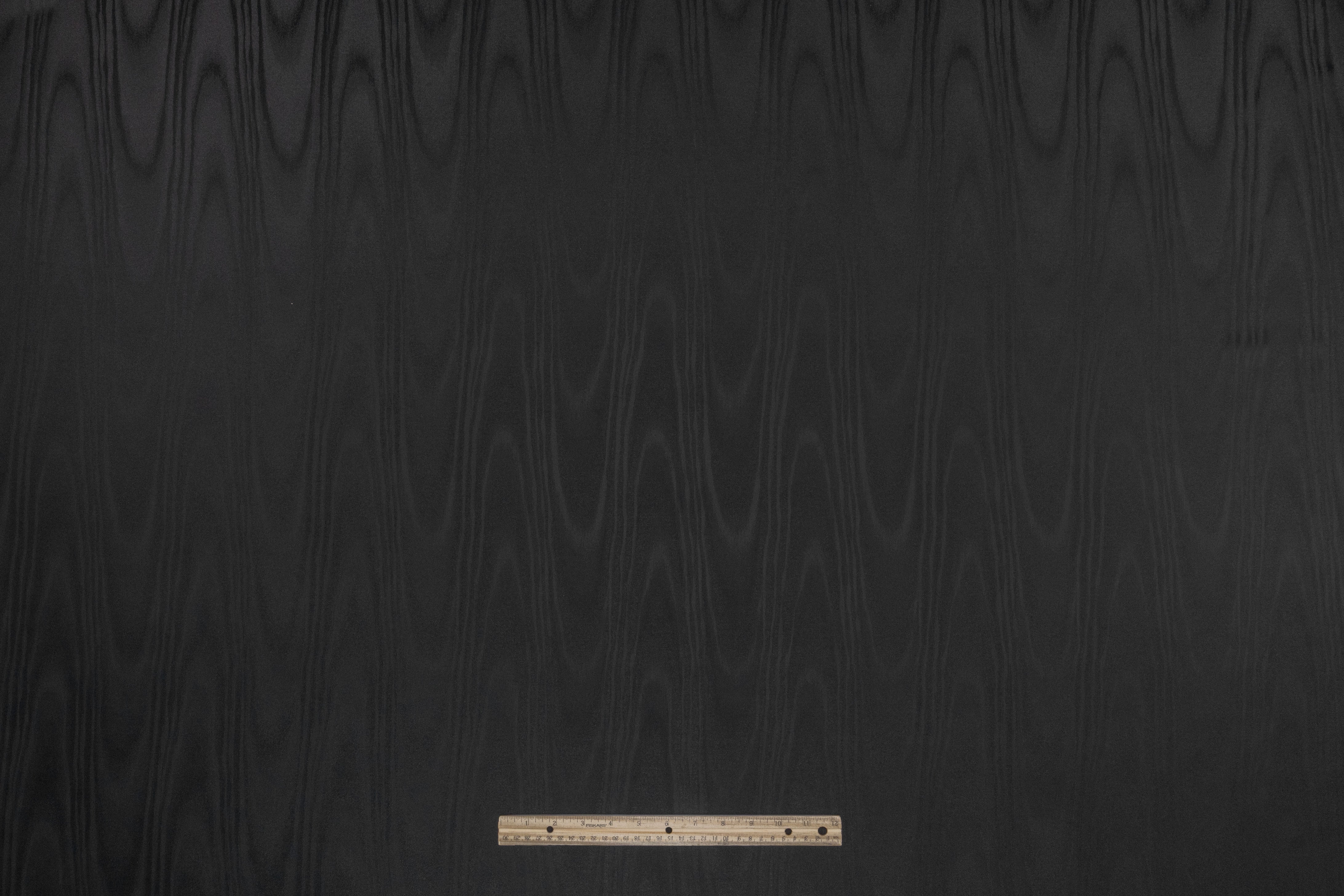 Italian Moiré Jacquard - Black