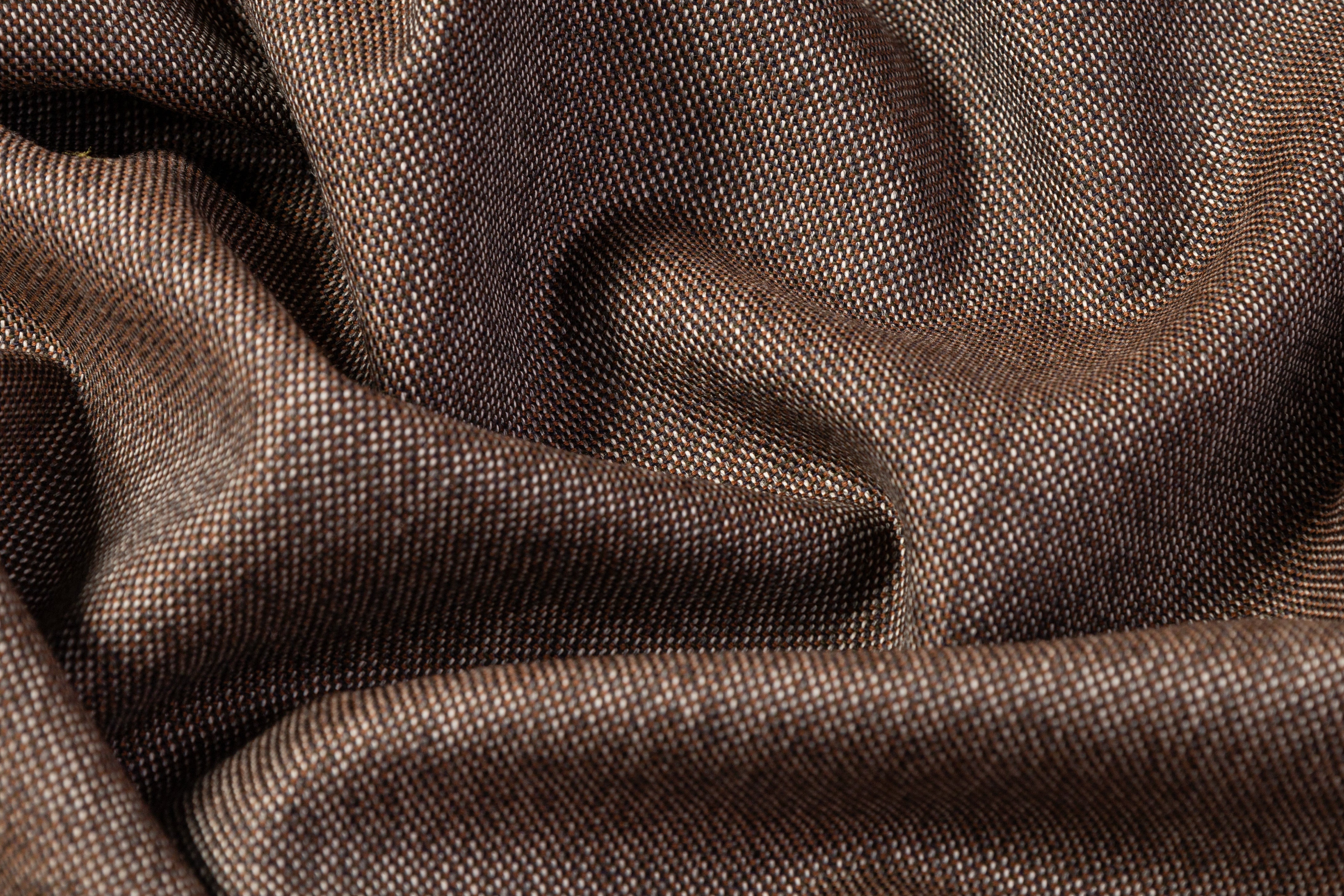 Guabello - Italian Wool Suiting - Brown