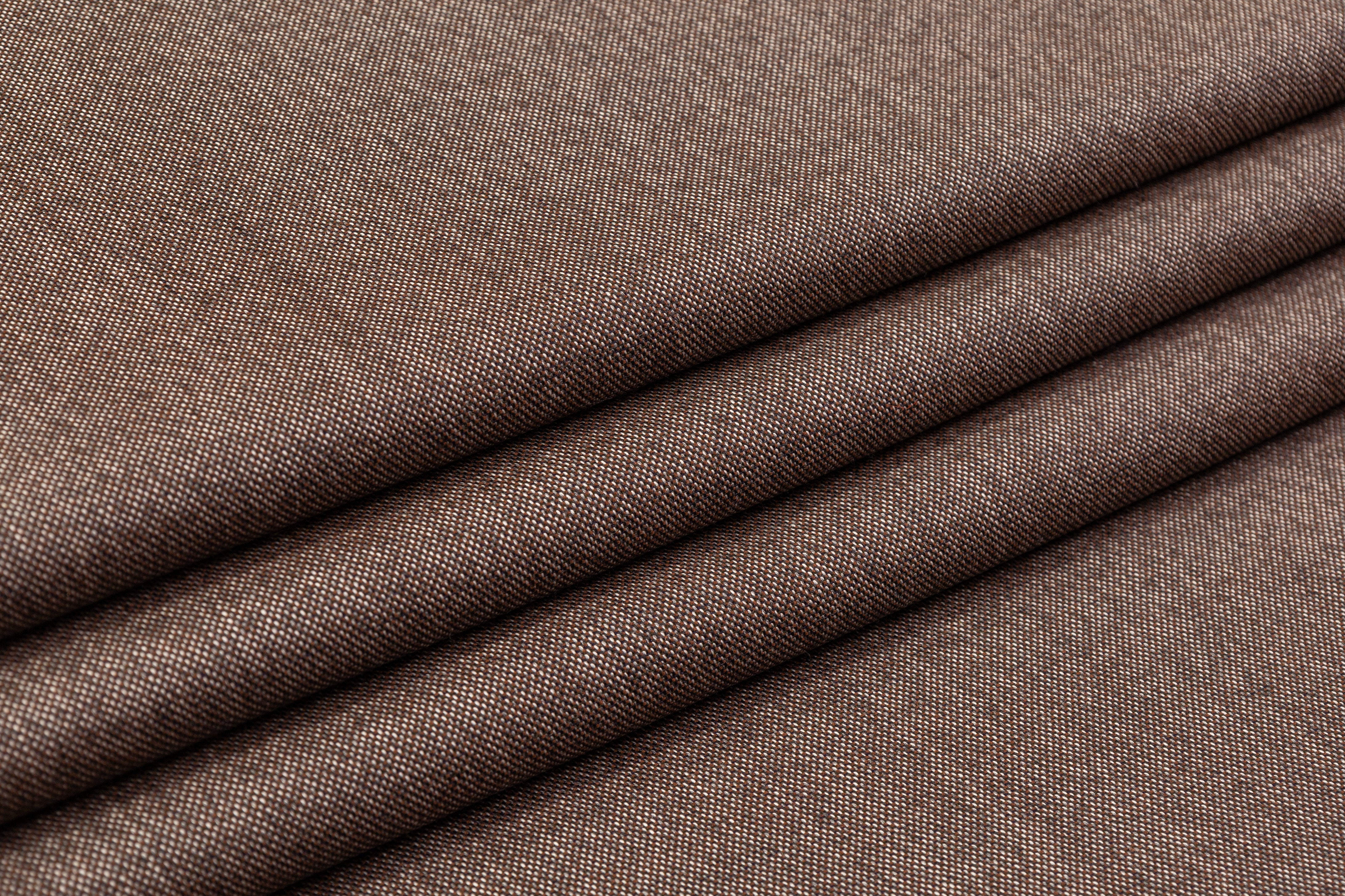 Guabello - Italian Wool Suiting - Brown