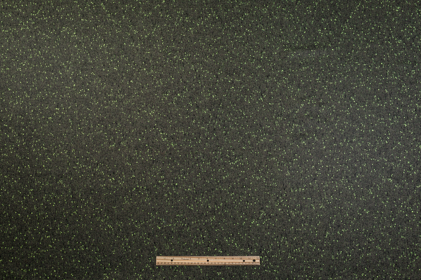 Speckled Italian Wool Blend - Green / Black
