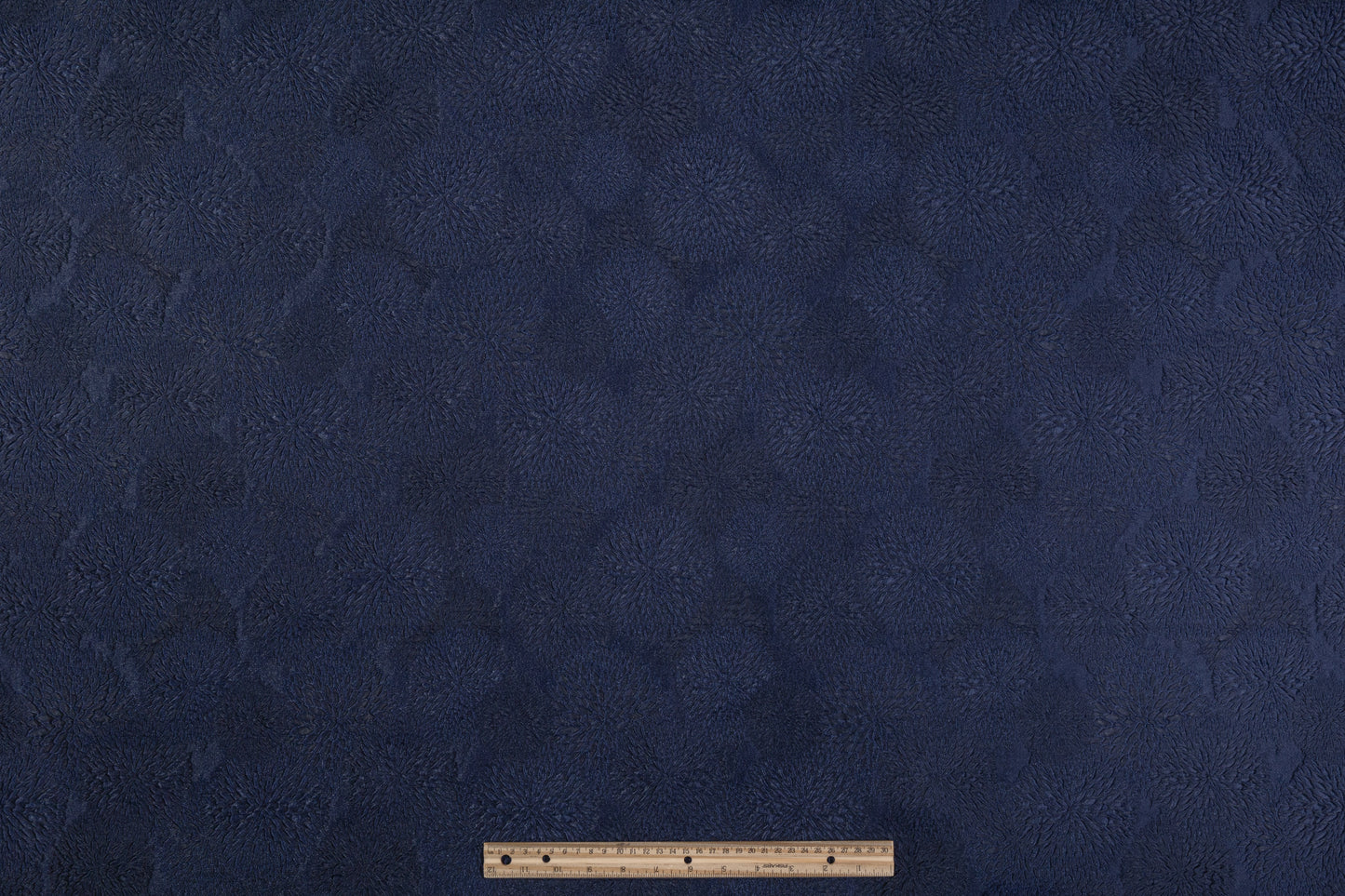 Metallic Organza Brocade - Navy Blue