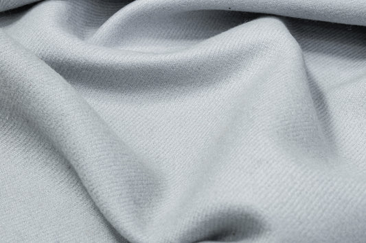 Wool Twill Coating - Blue Gray