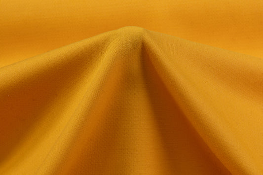 Italian Poly Wool Tricotine - Mustard Yellow