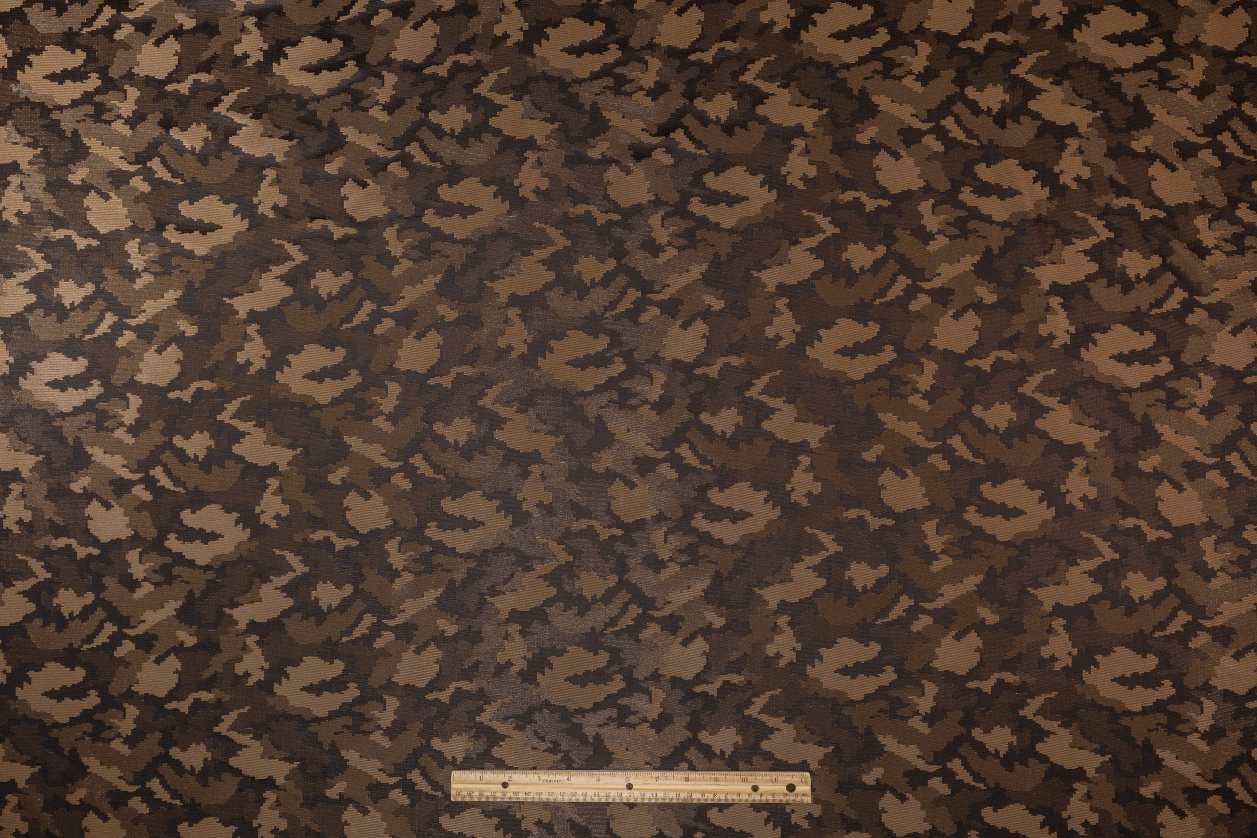 Camouflage Italian Brocade - Brown