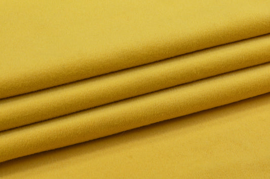 Fused Wool Coating - Yellow