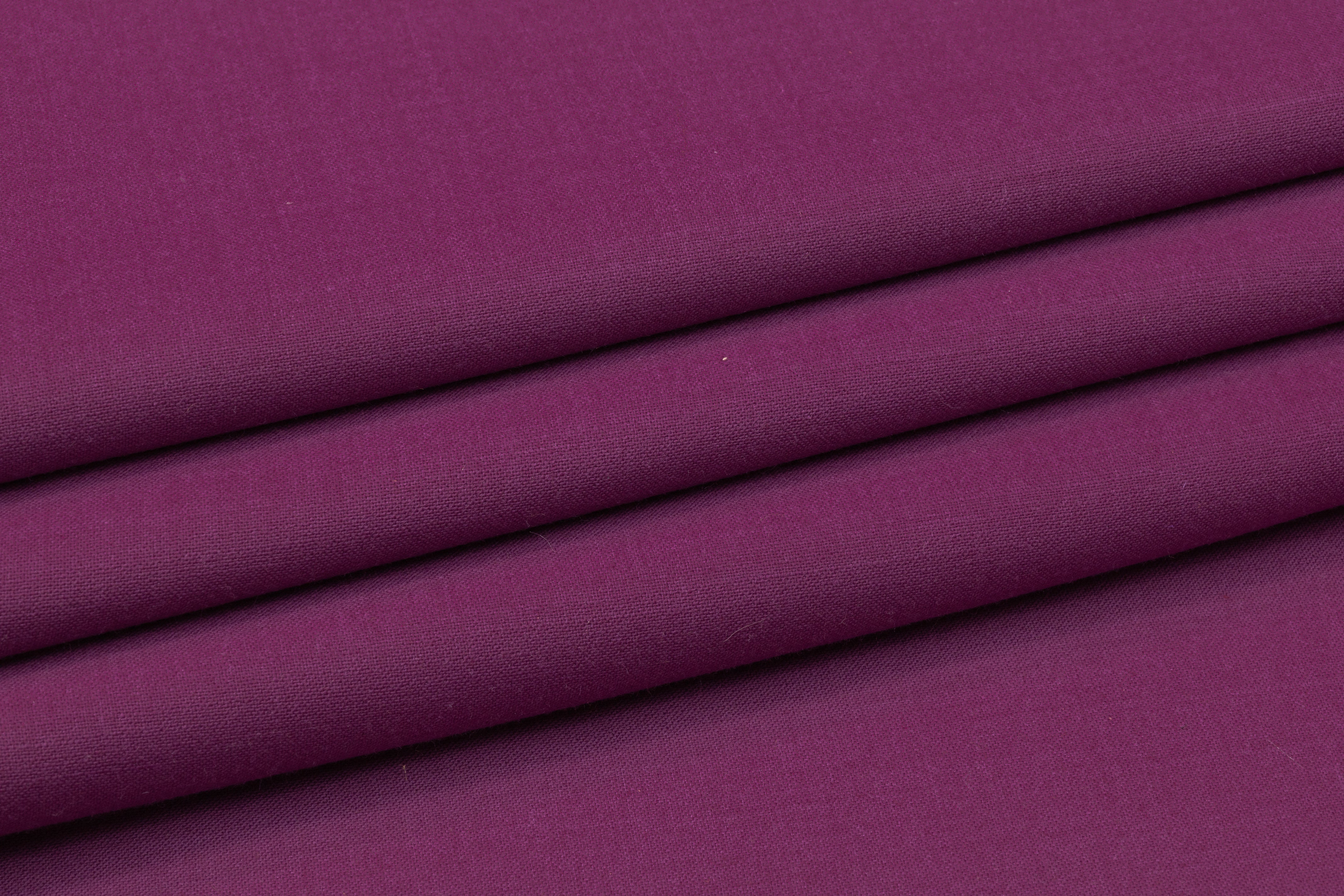 Italian Poly Wool Tricotine - Purple