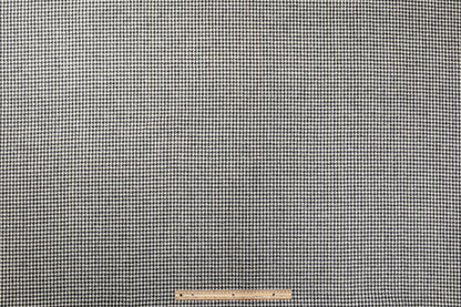 Houndstooth Wool Tweed Coating - Black / White