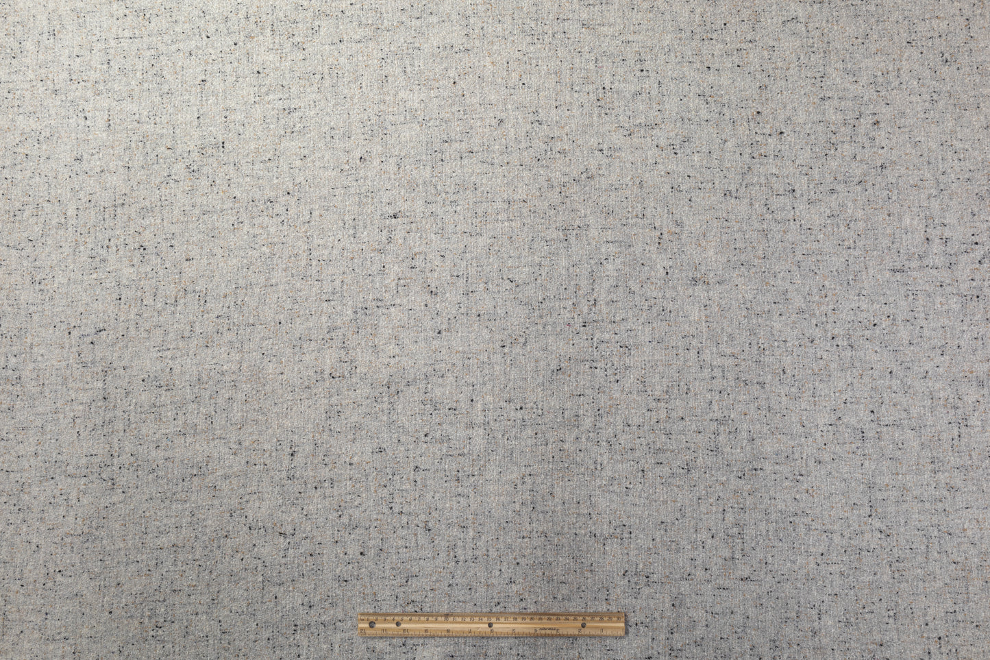 Double Wool Tweed Coating - Gray