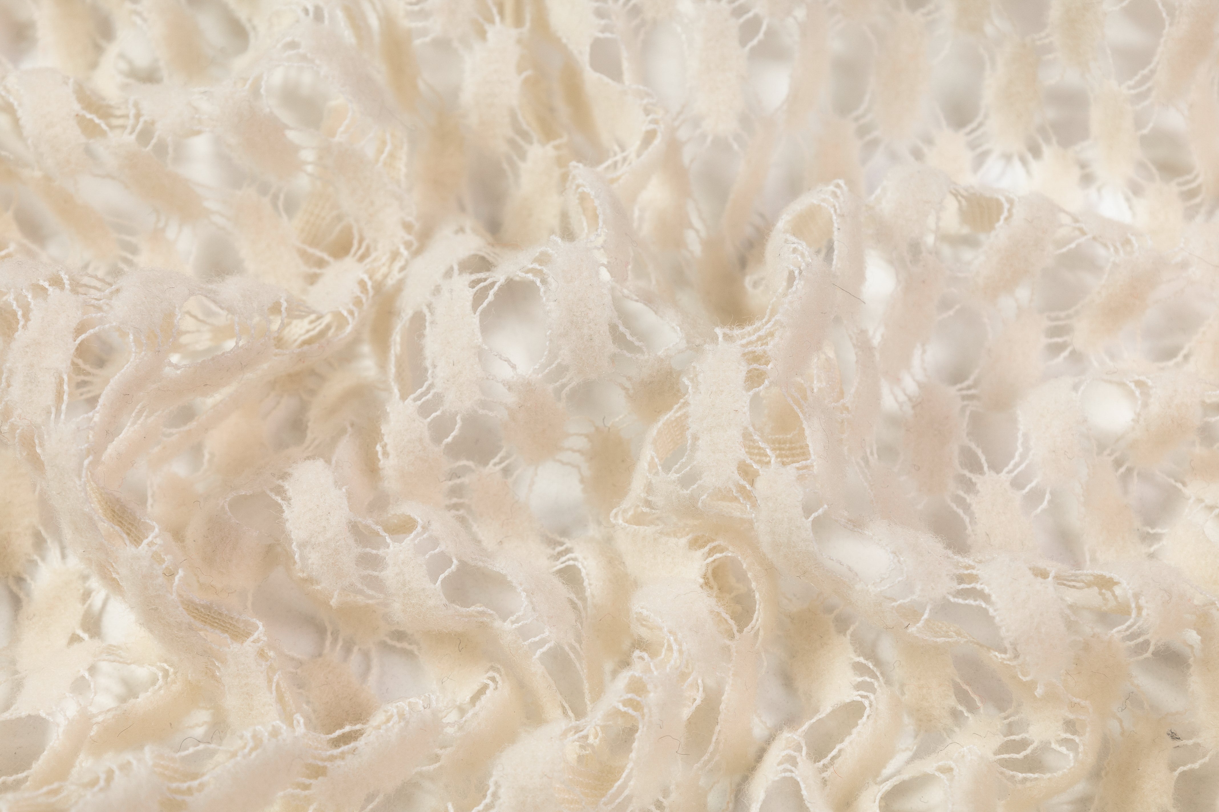 Poly Wool Netting - Ivory