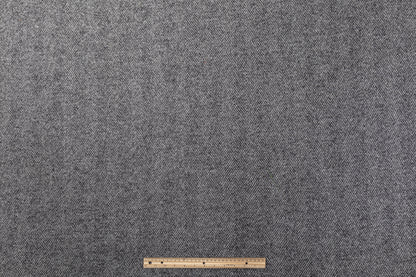 Herringbone Boiled Wool - Gray