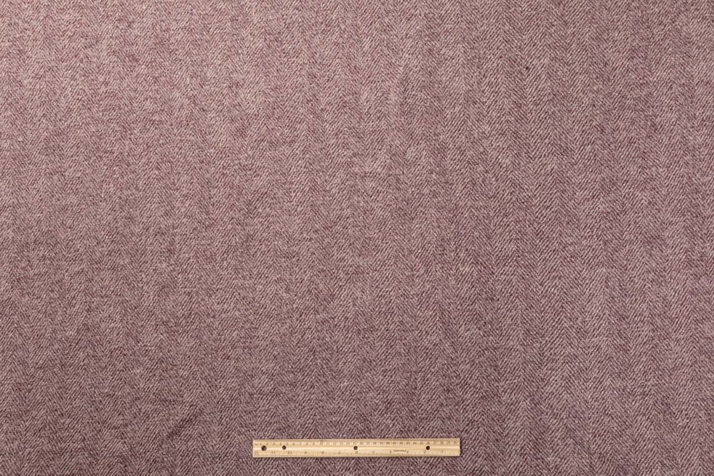 Herringbone Boiled Wool - Mauve