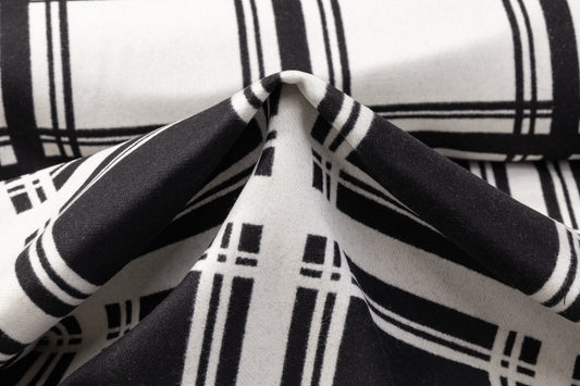 Ralph Lauren - Double Faced Cashmere Wool Coating - Black / White